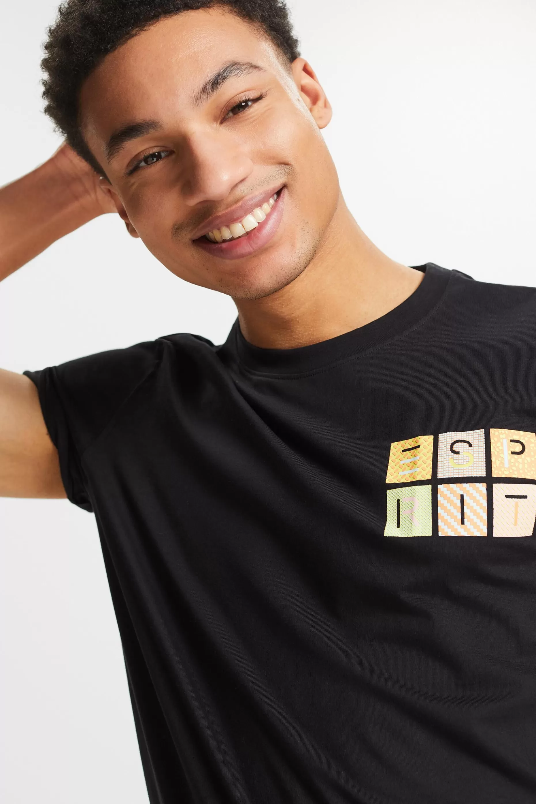 ESPRIT Logo Cotton Jersey T-Shirt at our Online Shop *Men Premium Picks