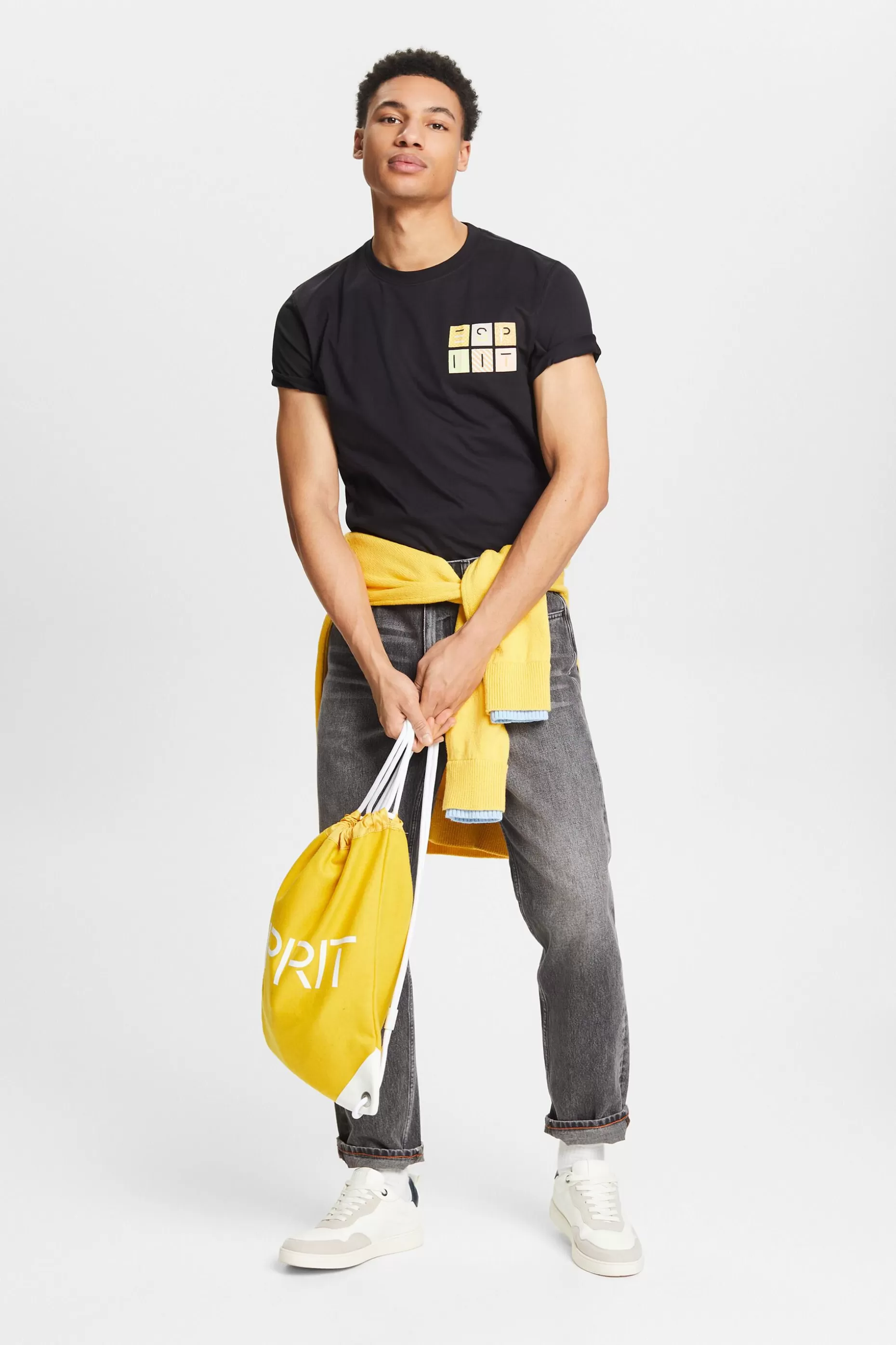 ESPRIT Logo Cotton Jersey T-Shirt at our Online Shop *Men Premium Picks
