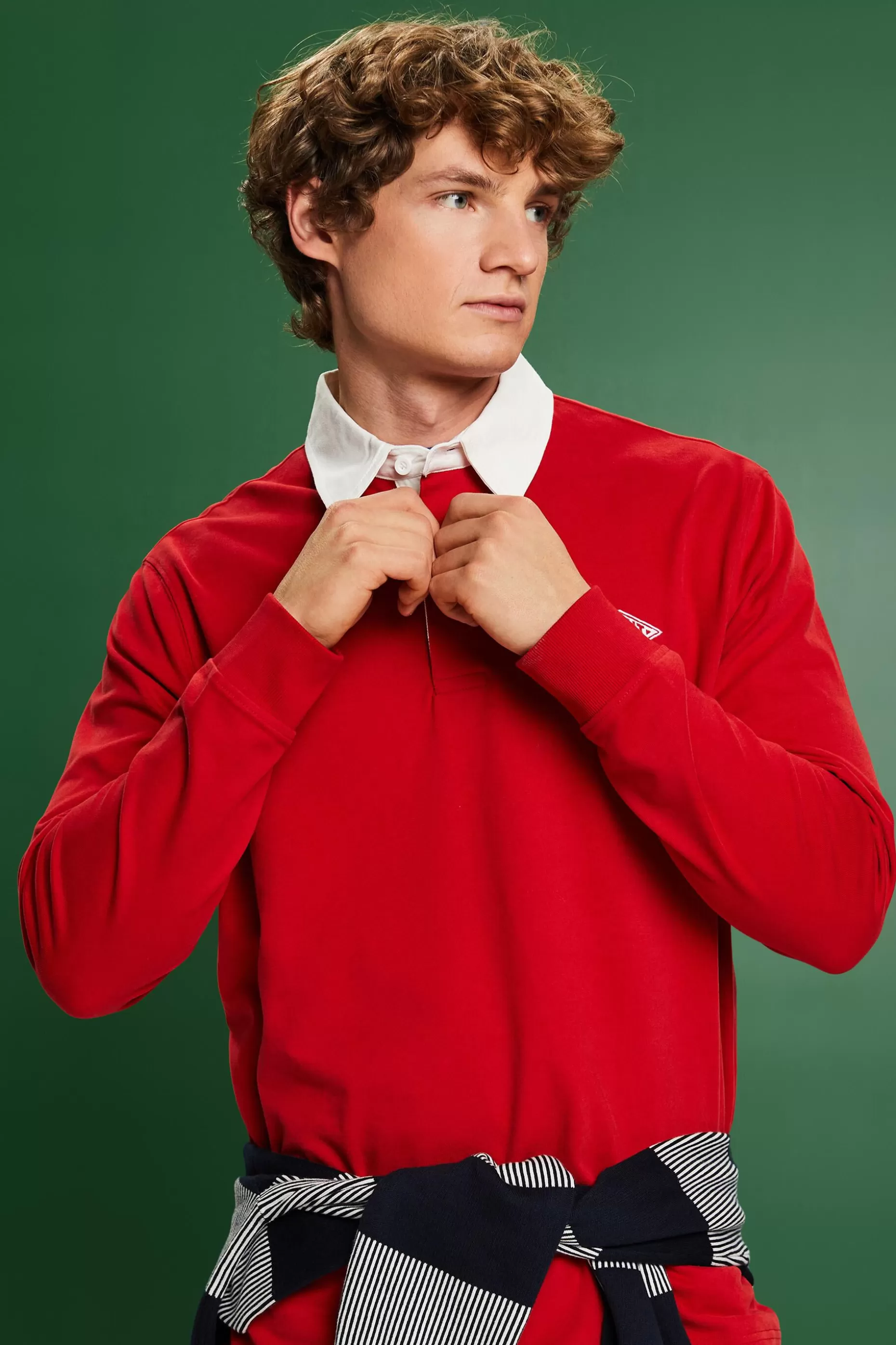 ESPRIT Logo Cotton Polo Shirt at our Online Shop *Men Premium Picks