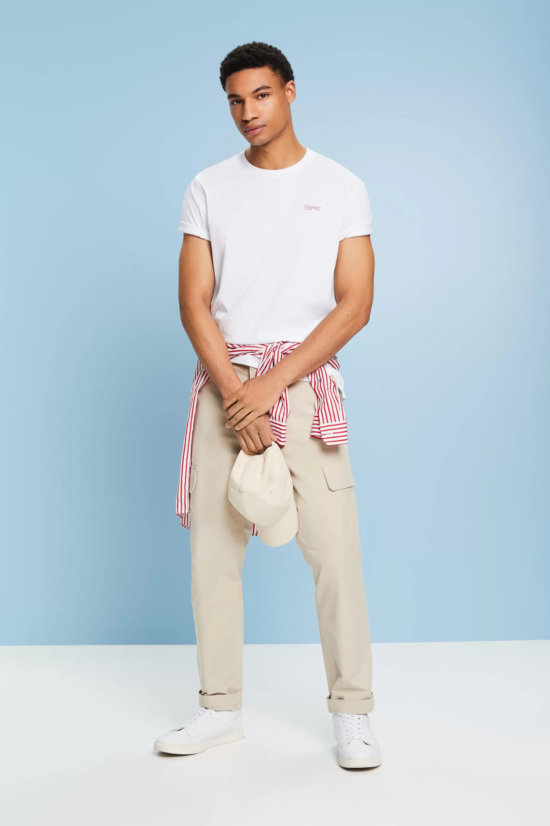 ESPRIT Logo Cotton T-Shirt at our Online Shop *Men The Spring Edit