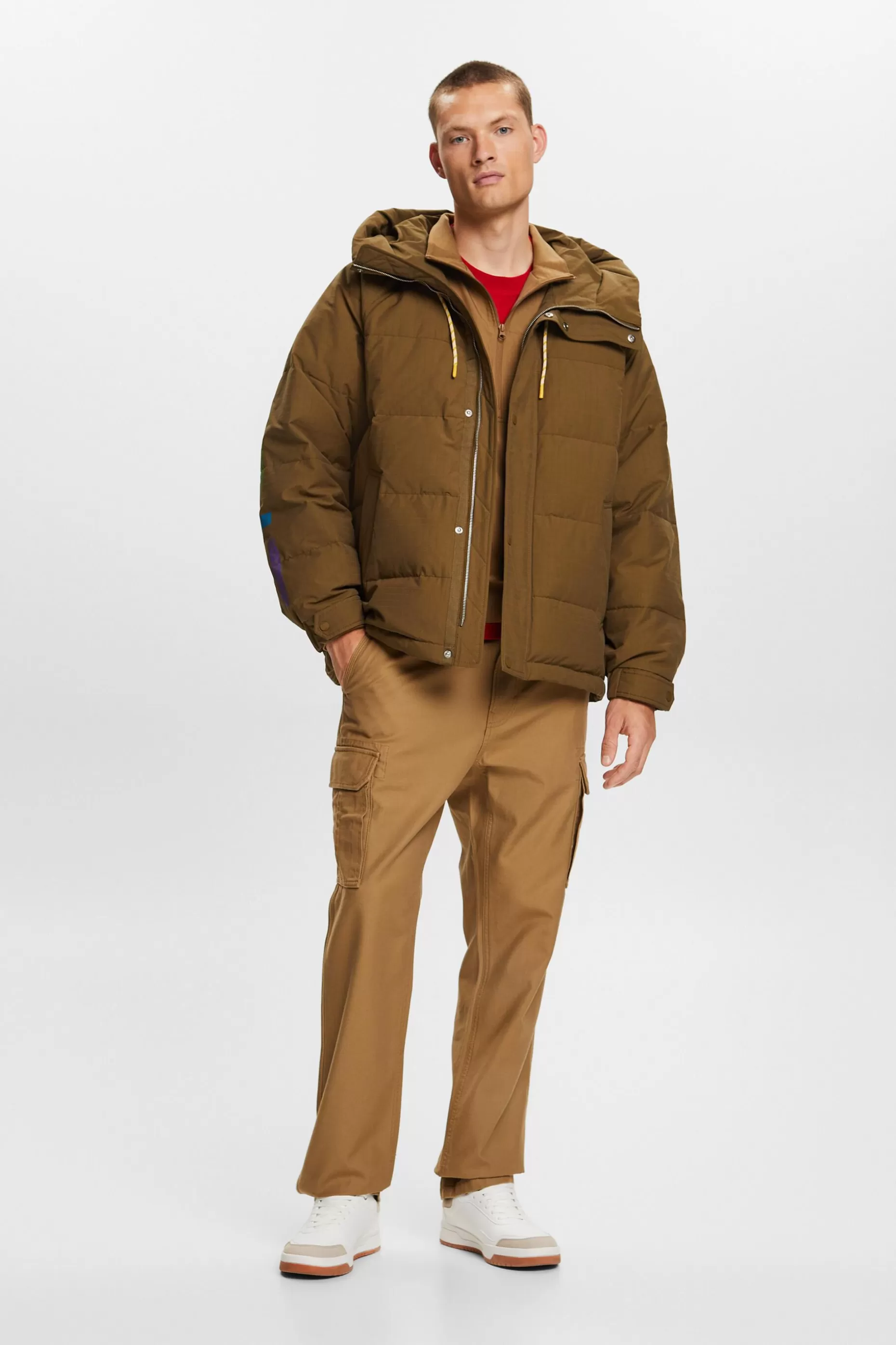 ESPRIT Logo Down Puffer Jacket at our Online Shop *Men Clearance 60%-70% Off