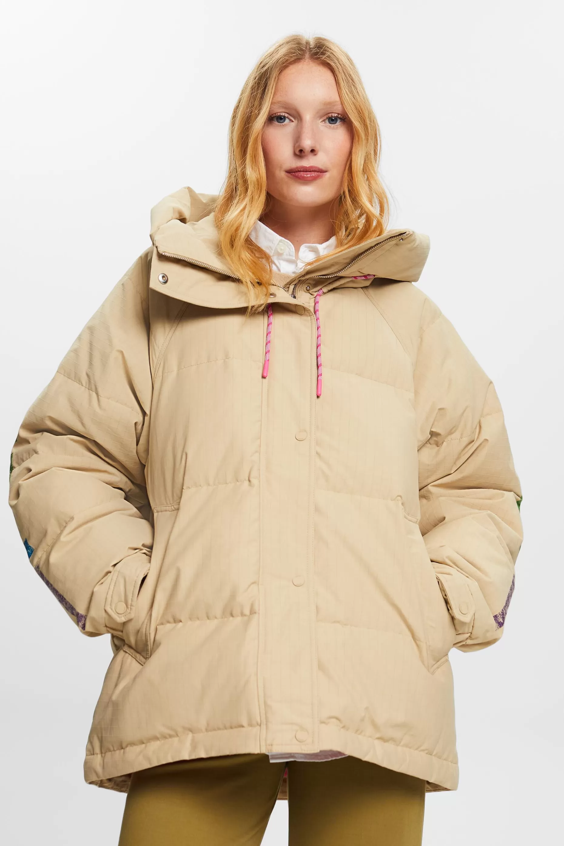 ESPRIT Logo Down Puffer Jacket at our Online Shop *Women Tops
