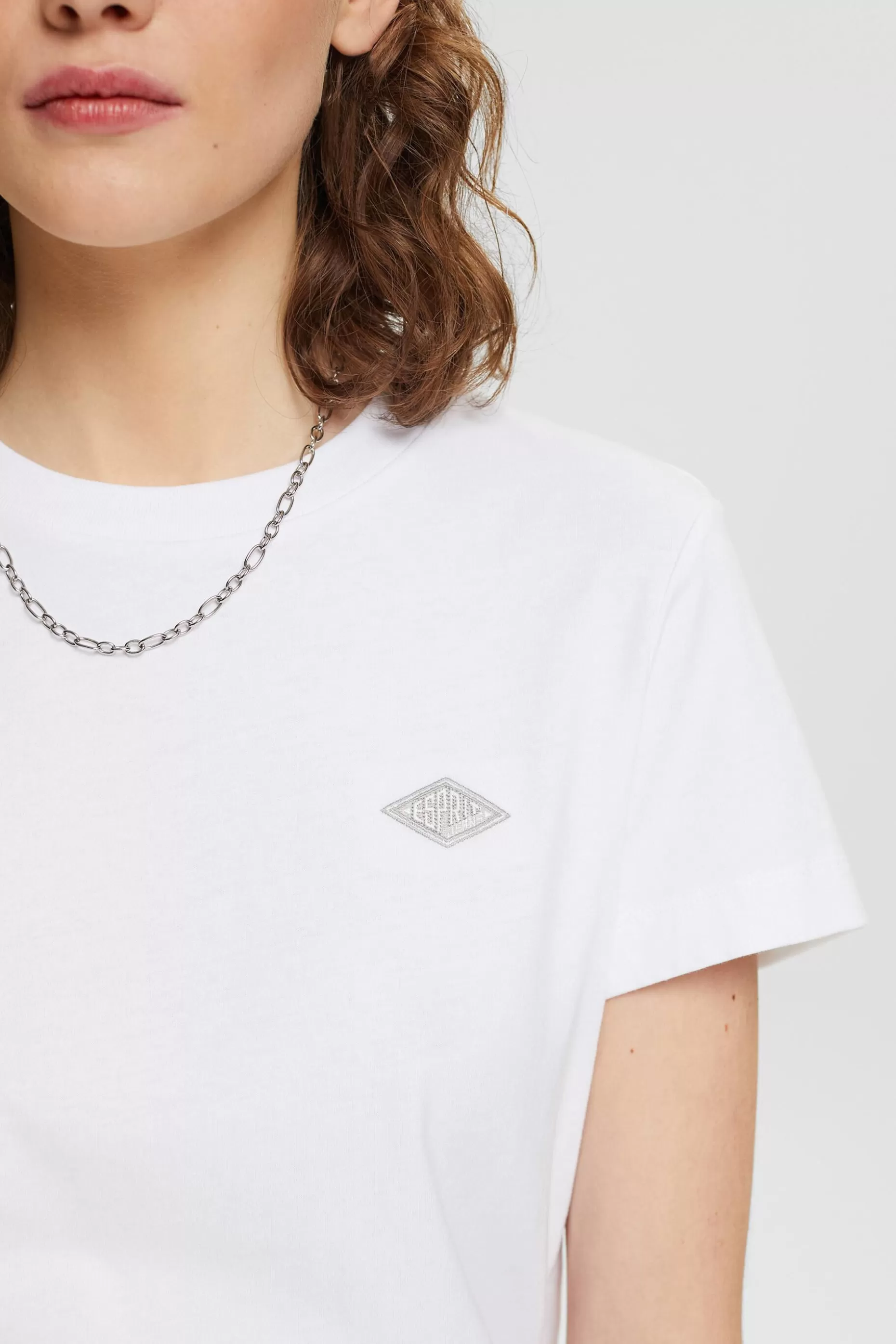 ESPRIT Logo Embroidered Cotton Jersey T-Shirt at our Online Shop *Boys Boys