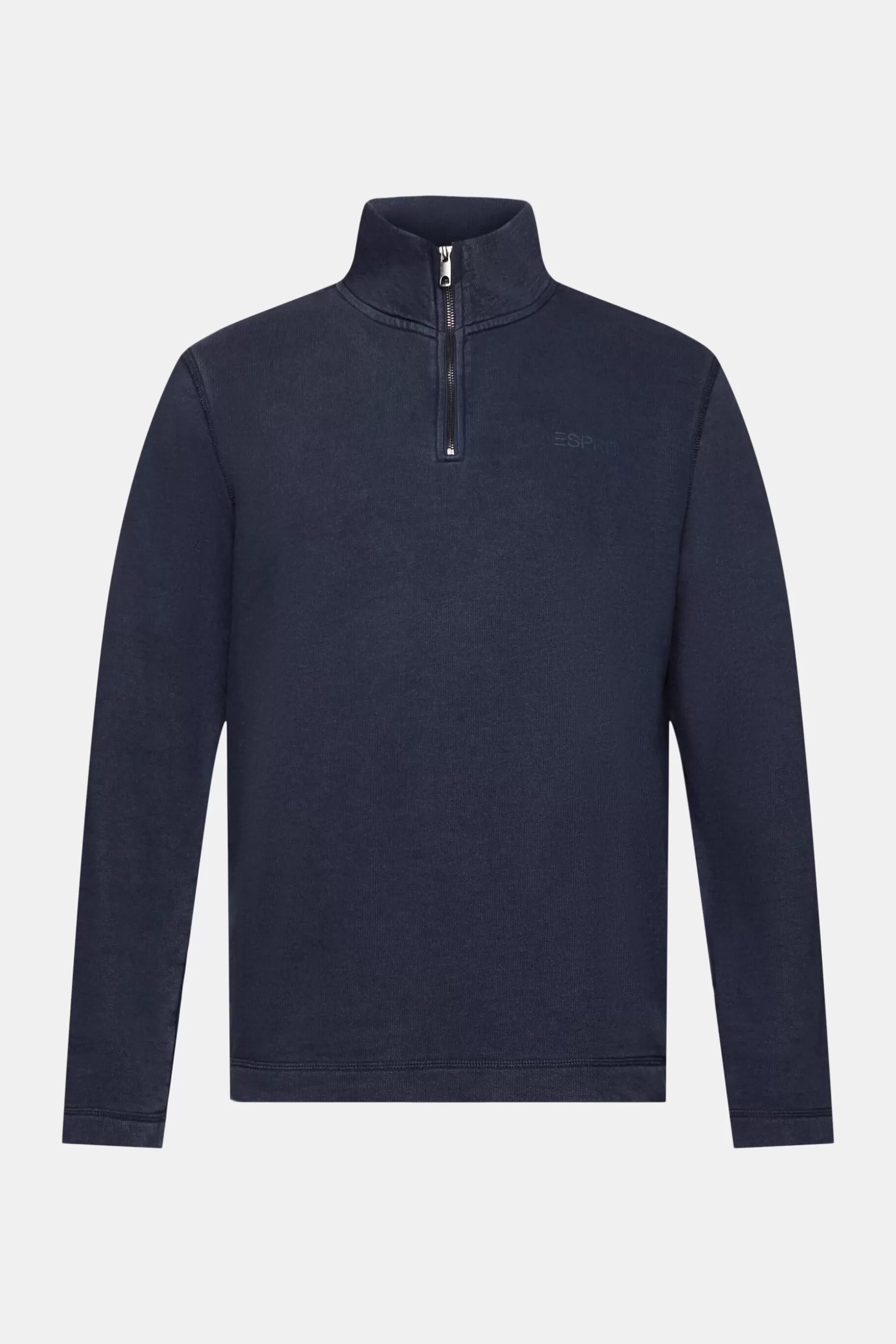 ESPRIT Logo Embroidered Half Zip Sweatshirt at our Online Shop *Men Tops