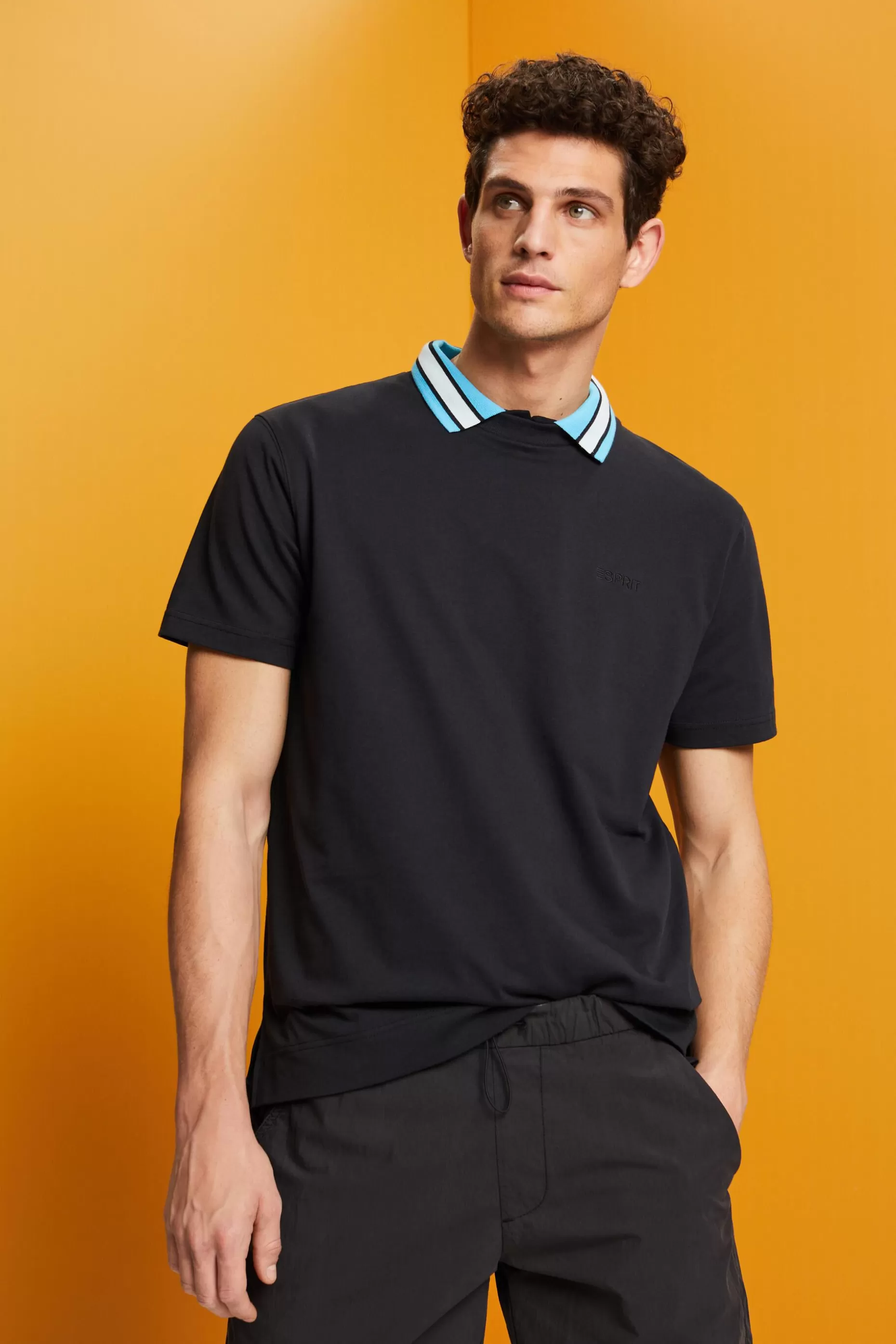 ESPRIT Logo Embroidered T-Shirt at our Online Shop * Sale Under $50