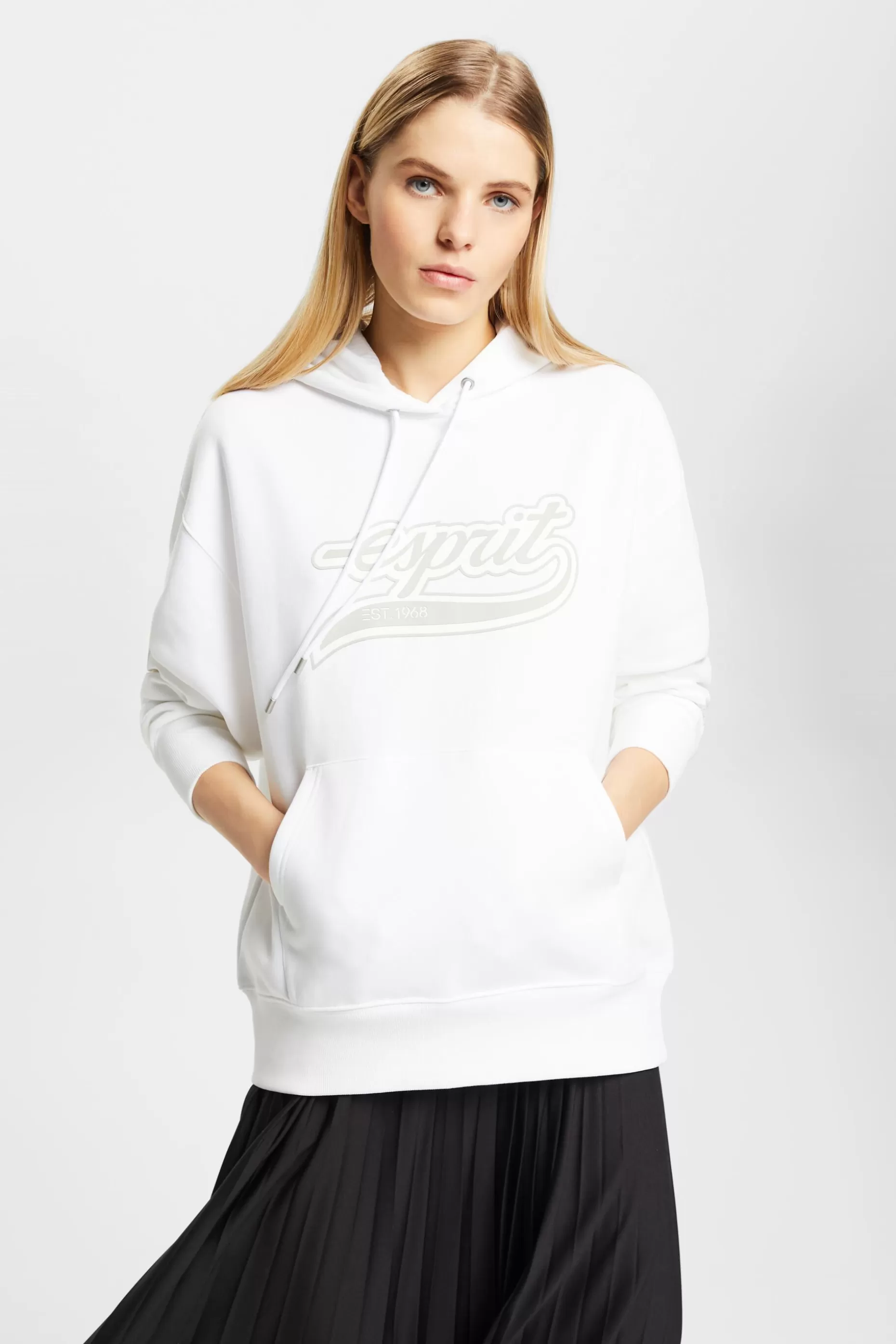 ESPRIT Logo Fleece Hoodie at our Online Shop *Women Sweatshirts + Hoodies