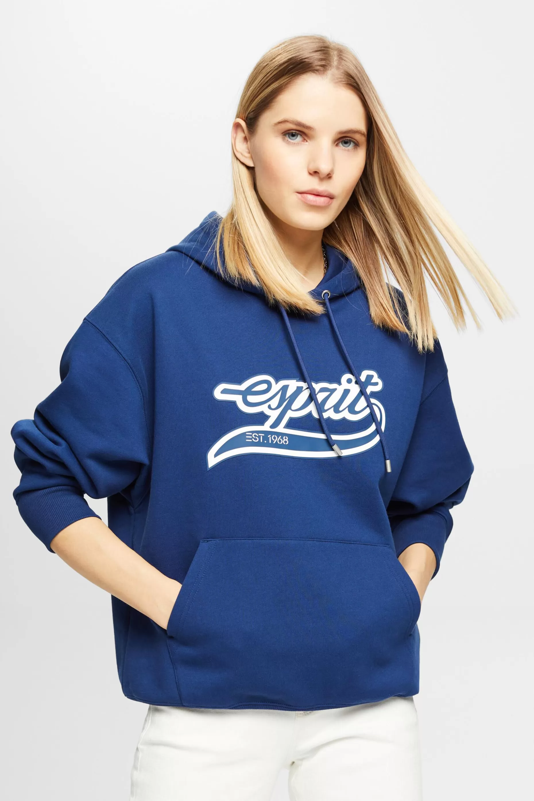 ESPRIT Logo Fleece Hoodie at our Online Shop *Women Sweatshirts + Hoodies