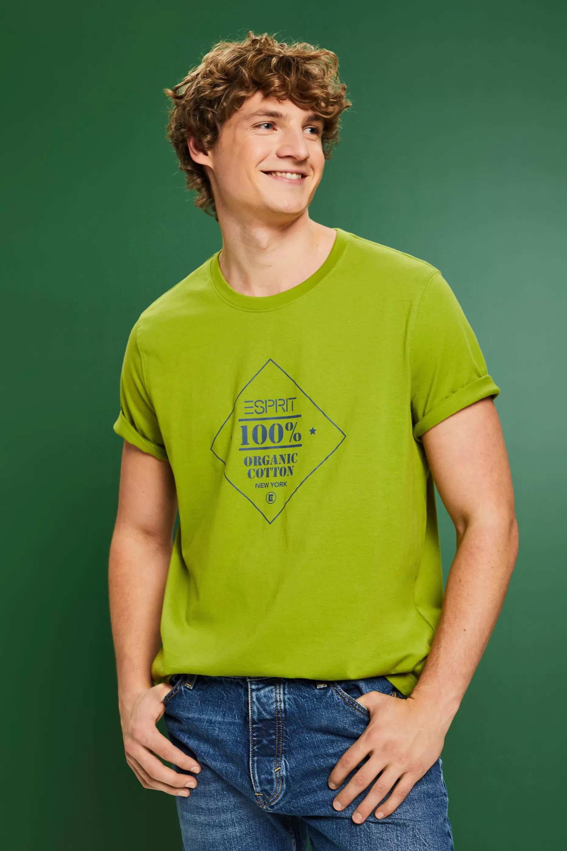 ESPRIT Logo Print Cotton T-Shirt at our Online Shop *Boys Boys