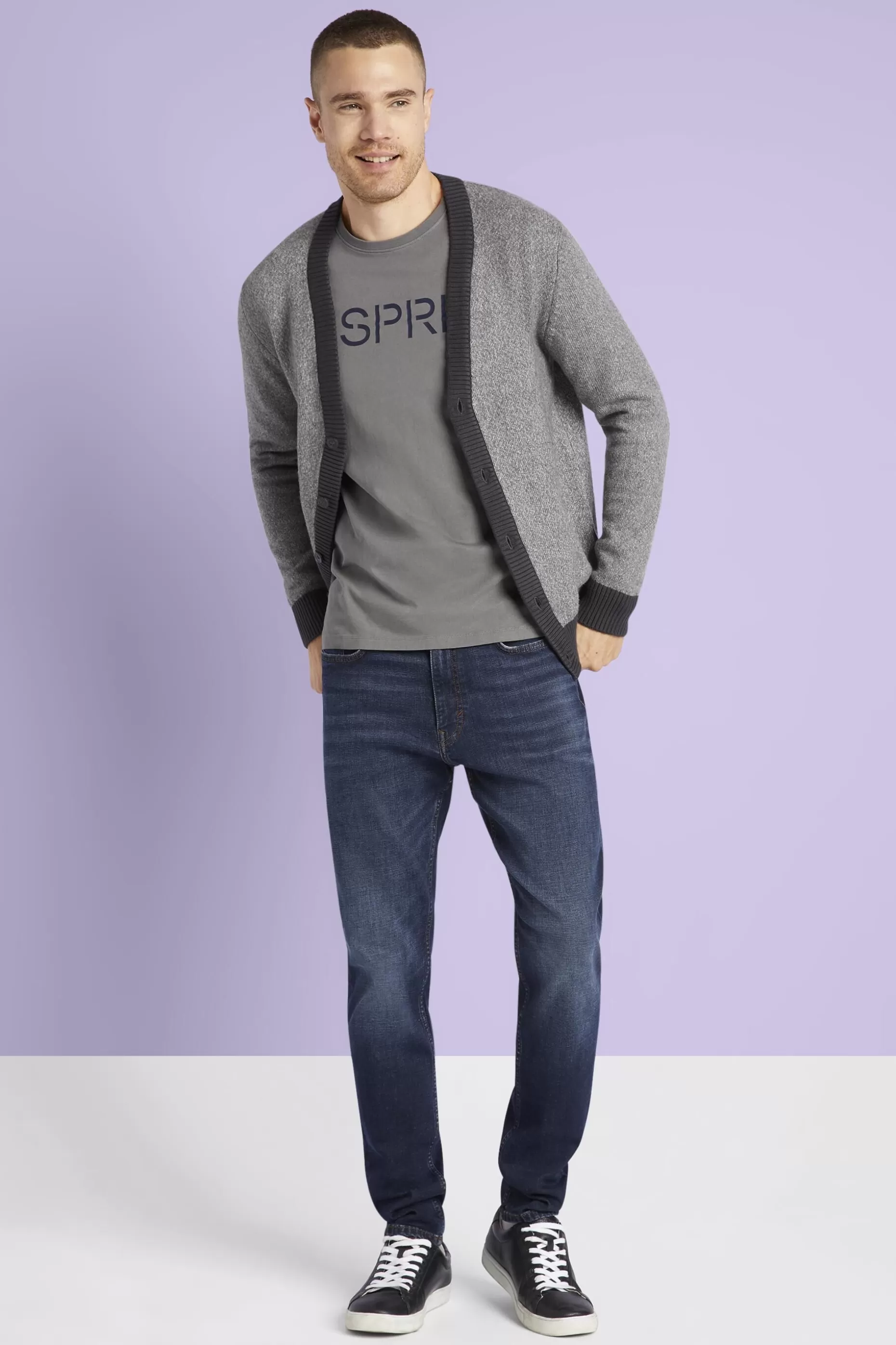 ESPRIT Logo print jersey t-shirt at our Online Shop * Sale Under $30
