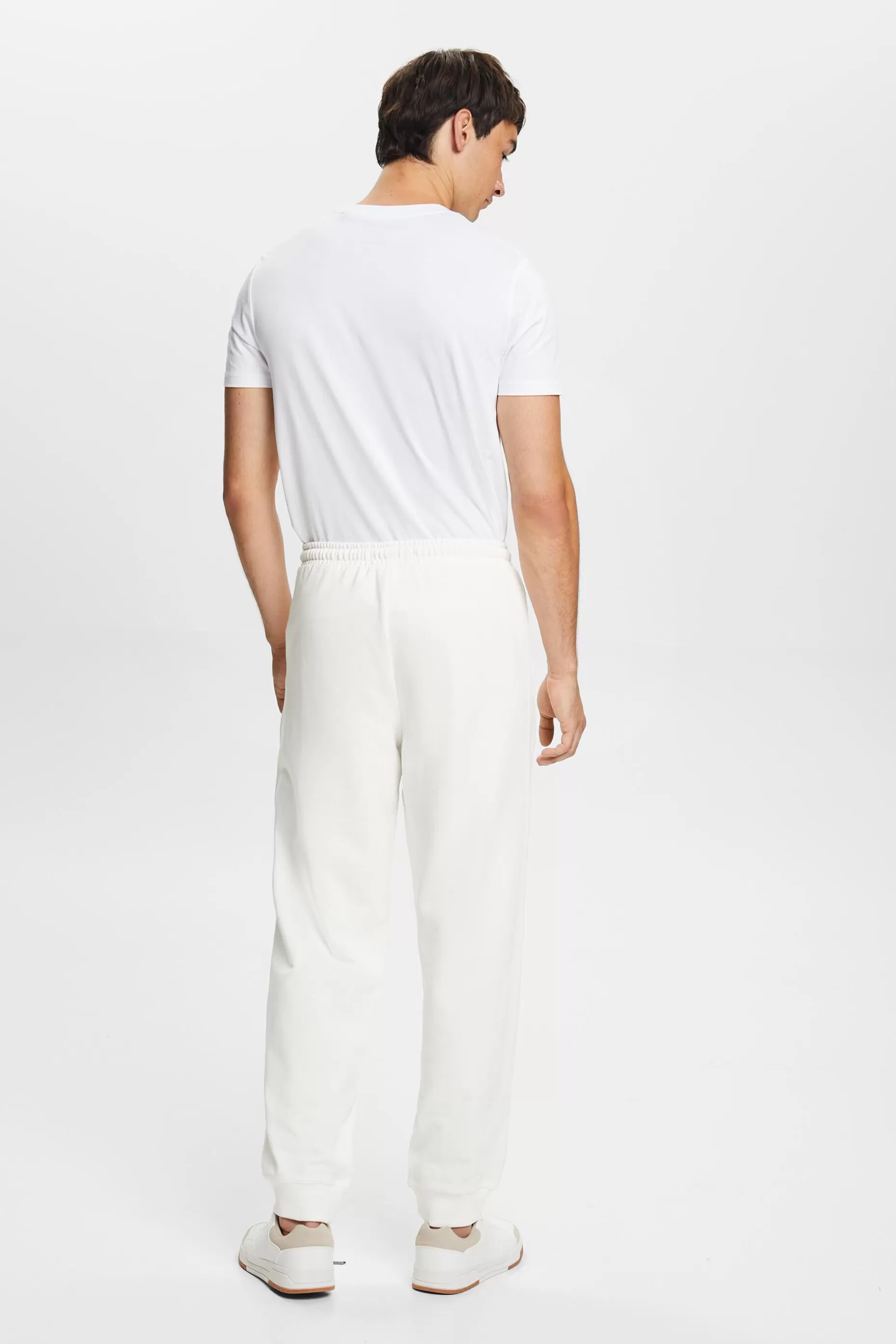 ESPRIT Logo Print Organic Cotton Sweatpants at our Online Shop *Men Pants + Joggers