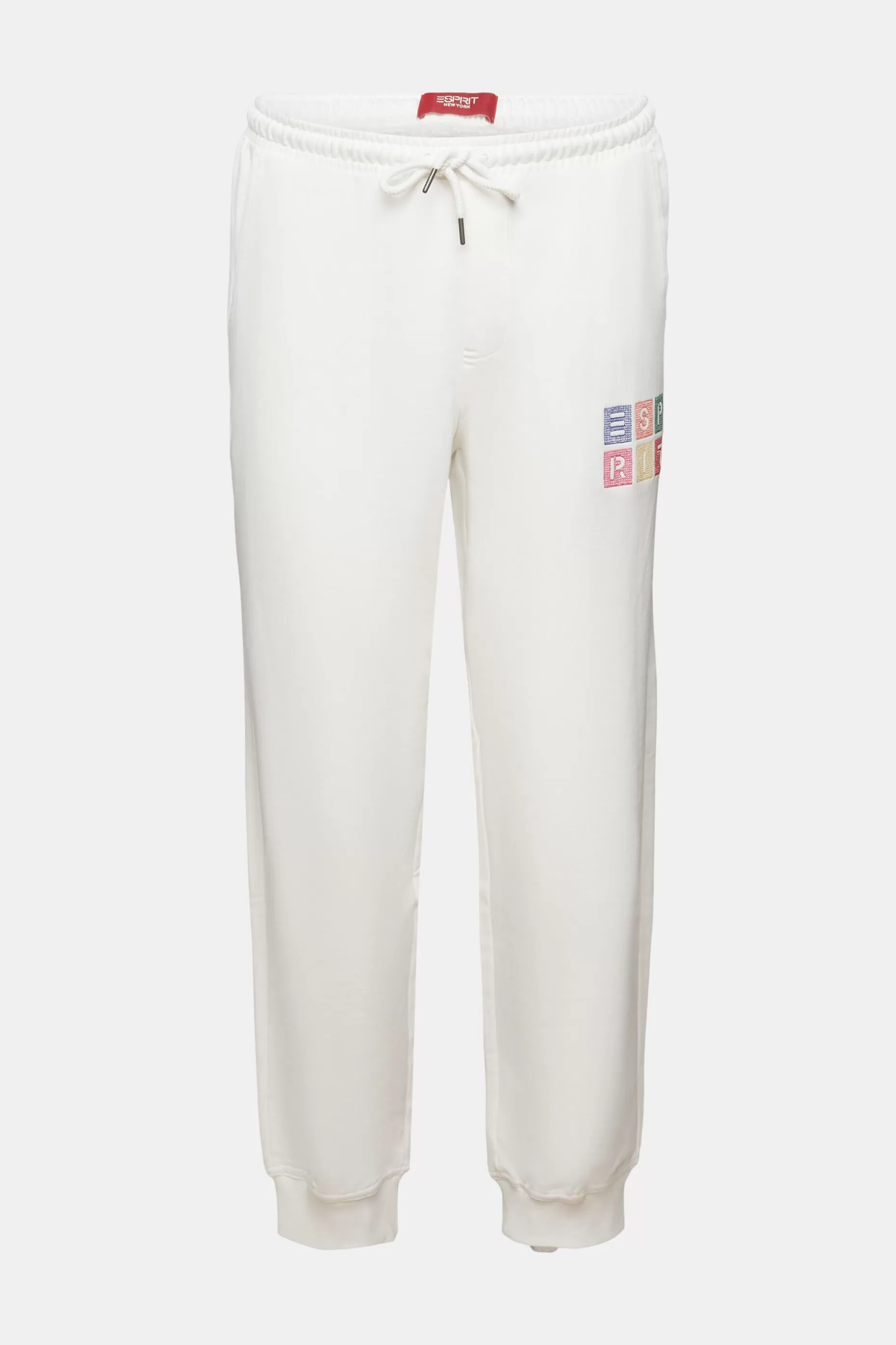 ESPRIT Logo Print Organic Cotton Sweatpants at our Online Shop *Men Pants + Joggers