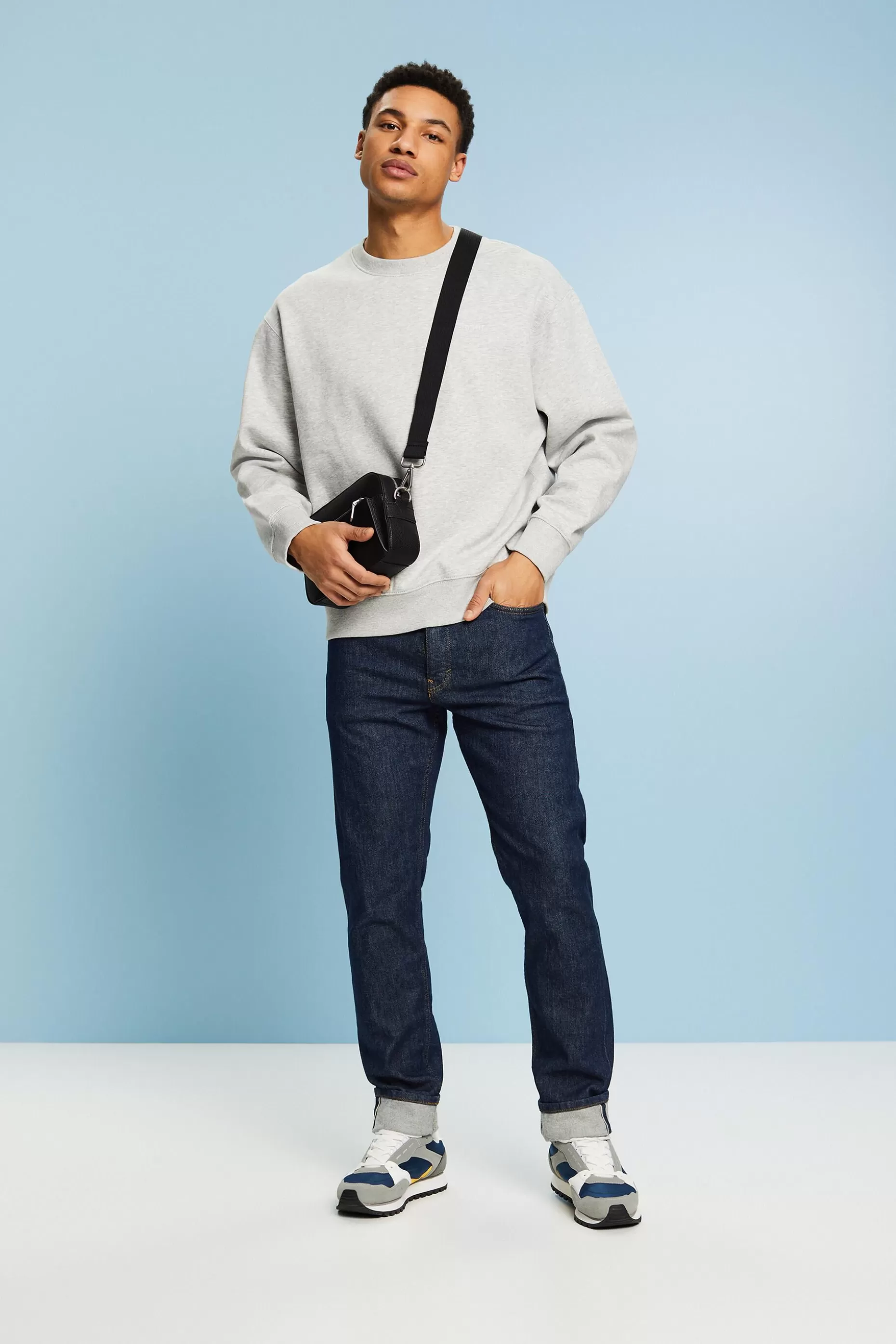 ESPRIT Logo Print Sweatshirt at our Online Shop *Men Sweatshirts + Hoodies