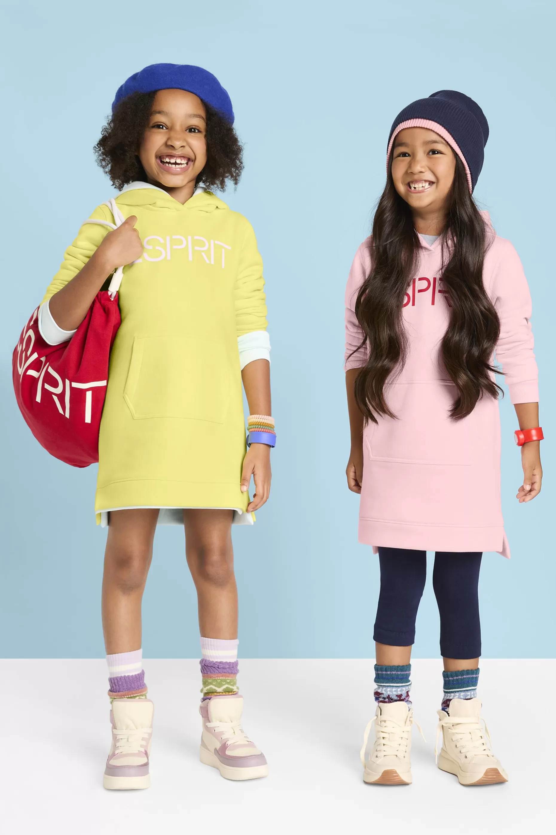 ESPRIT Logo Print Sweatshirt Dress at our Online Shop *Men Mini Me