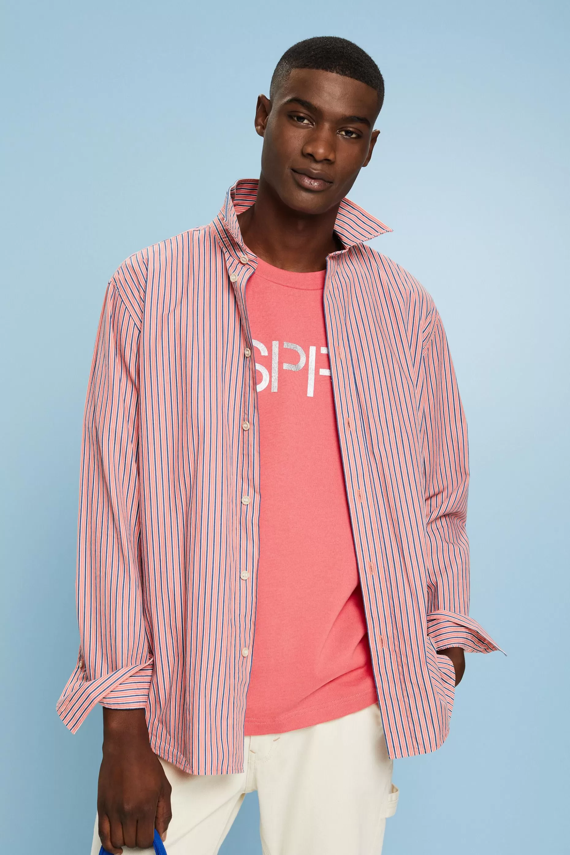 ESPRIT Logo Print T-Shirt at our Online Shop *Men T-Shirts + Polos