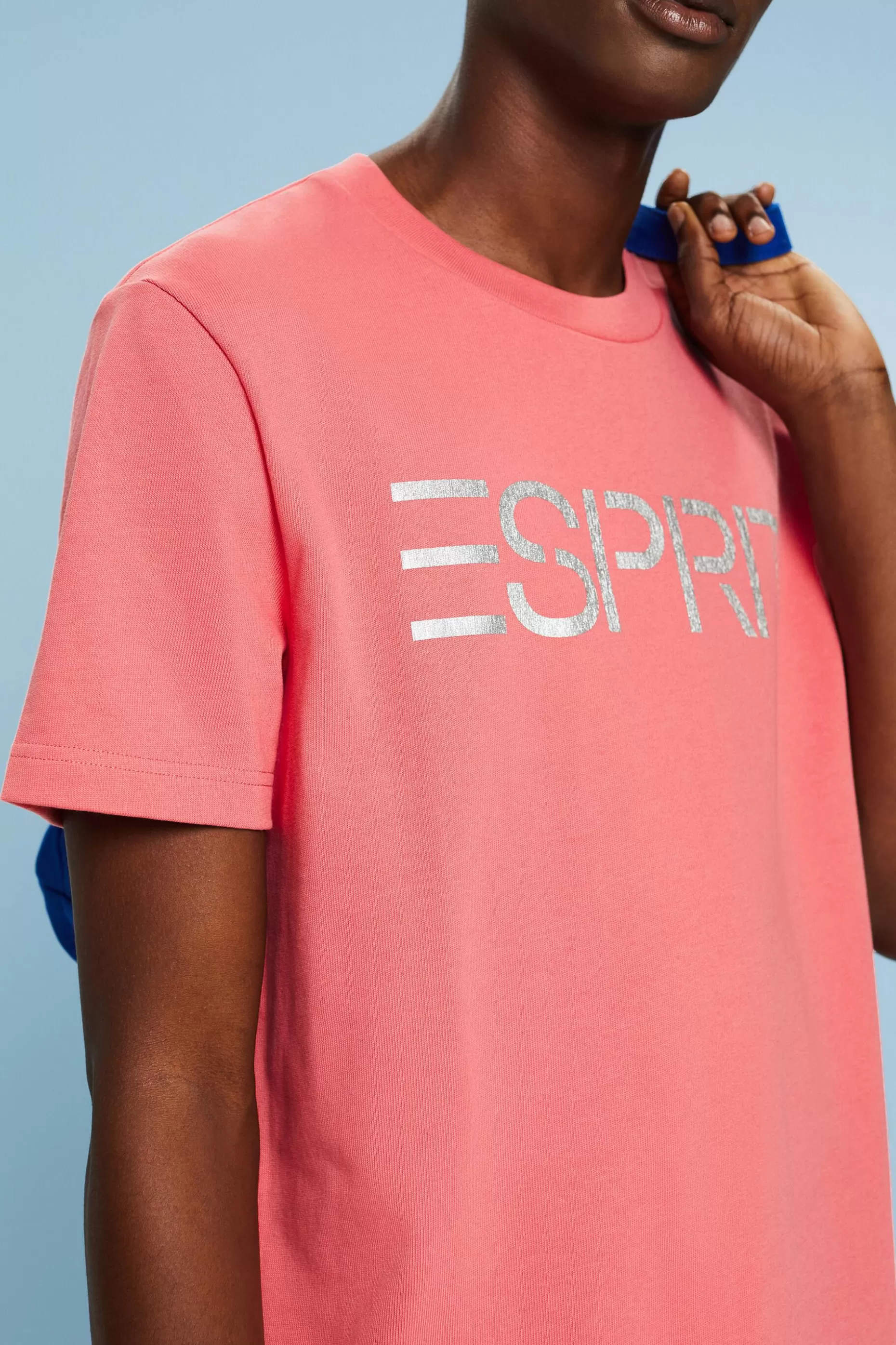 ESPRIT Logo Print T-Shirt at our Online Shop *Men T-Shirts + Polos