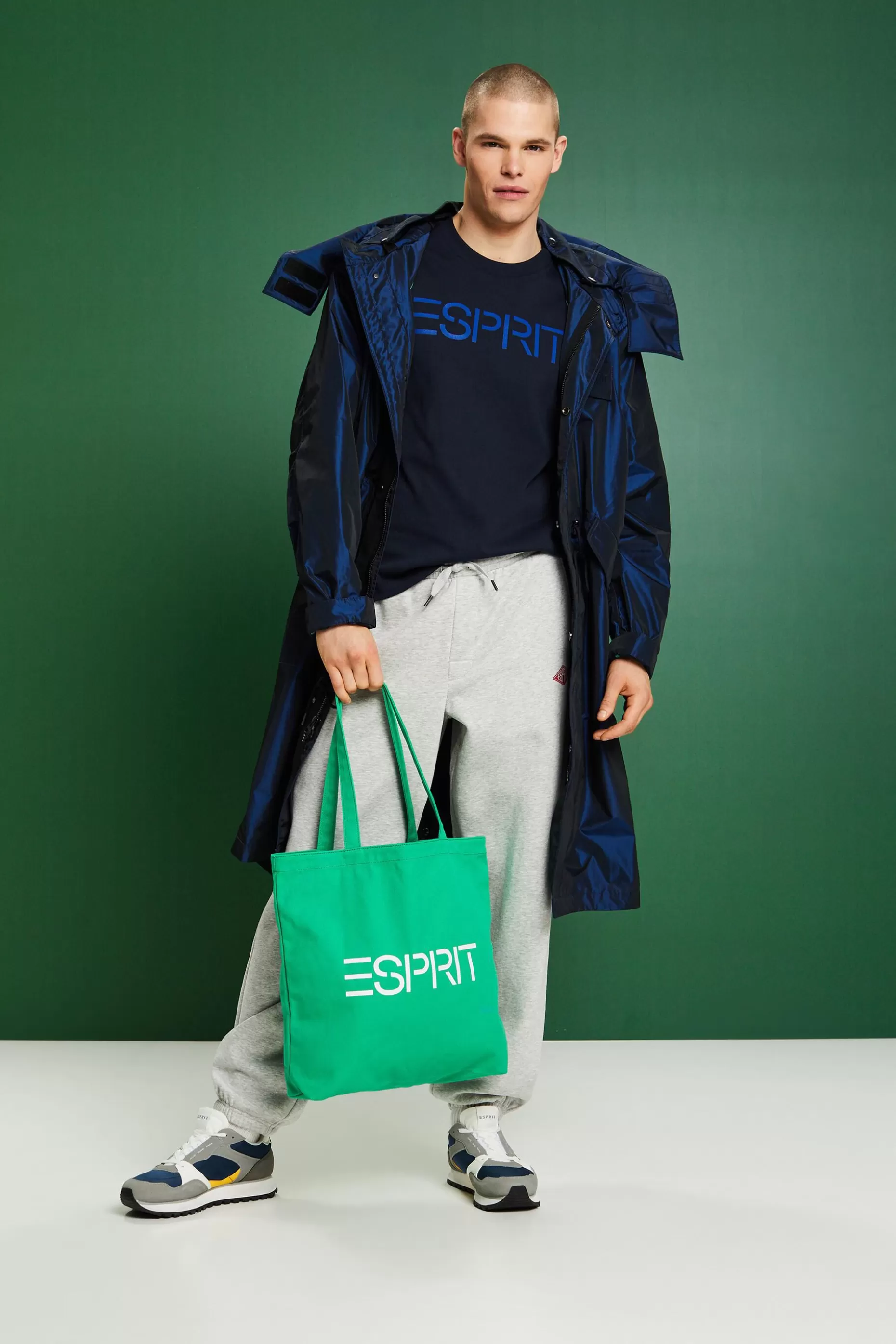 ESPRIT Logo Print T-Shirt at our Online Shop *Men T-Shirts + Polos