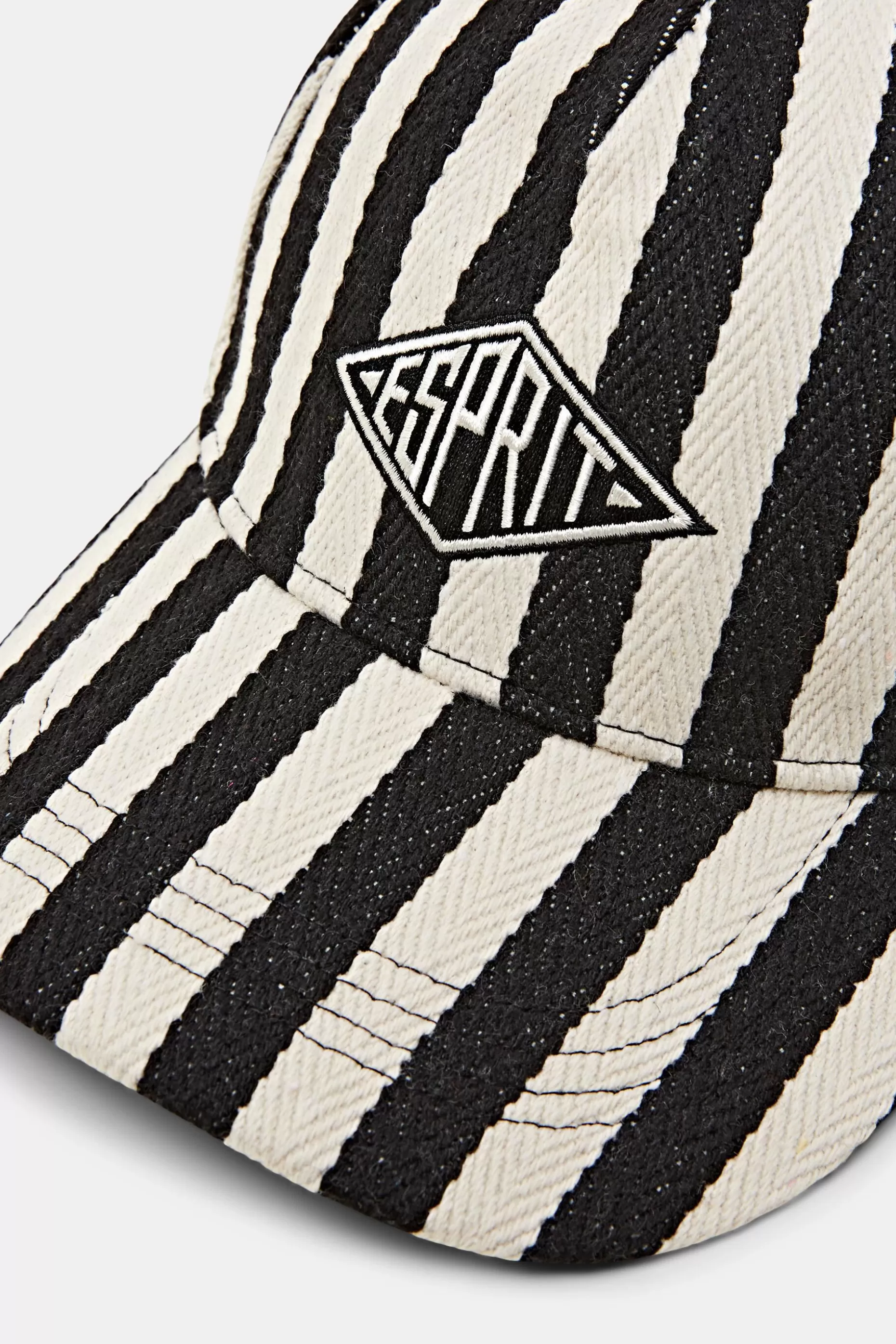 ESPRIT Logo Striped Baseball Cap at our Online Shop *Women Hats + Caps