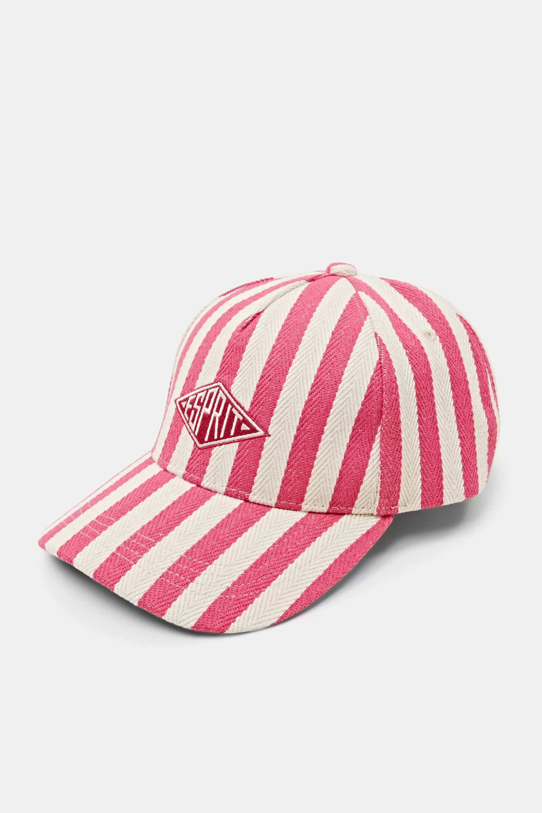ESPRIT Logo Striped Baseball Cap at our Online Shop *Women Hats + Caps