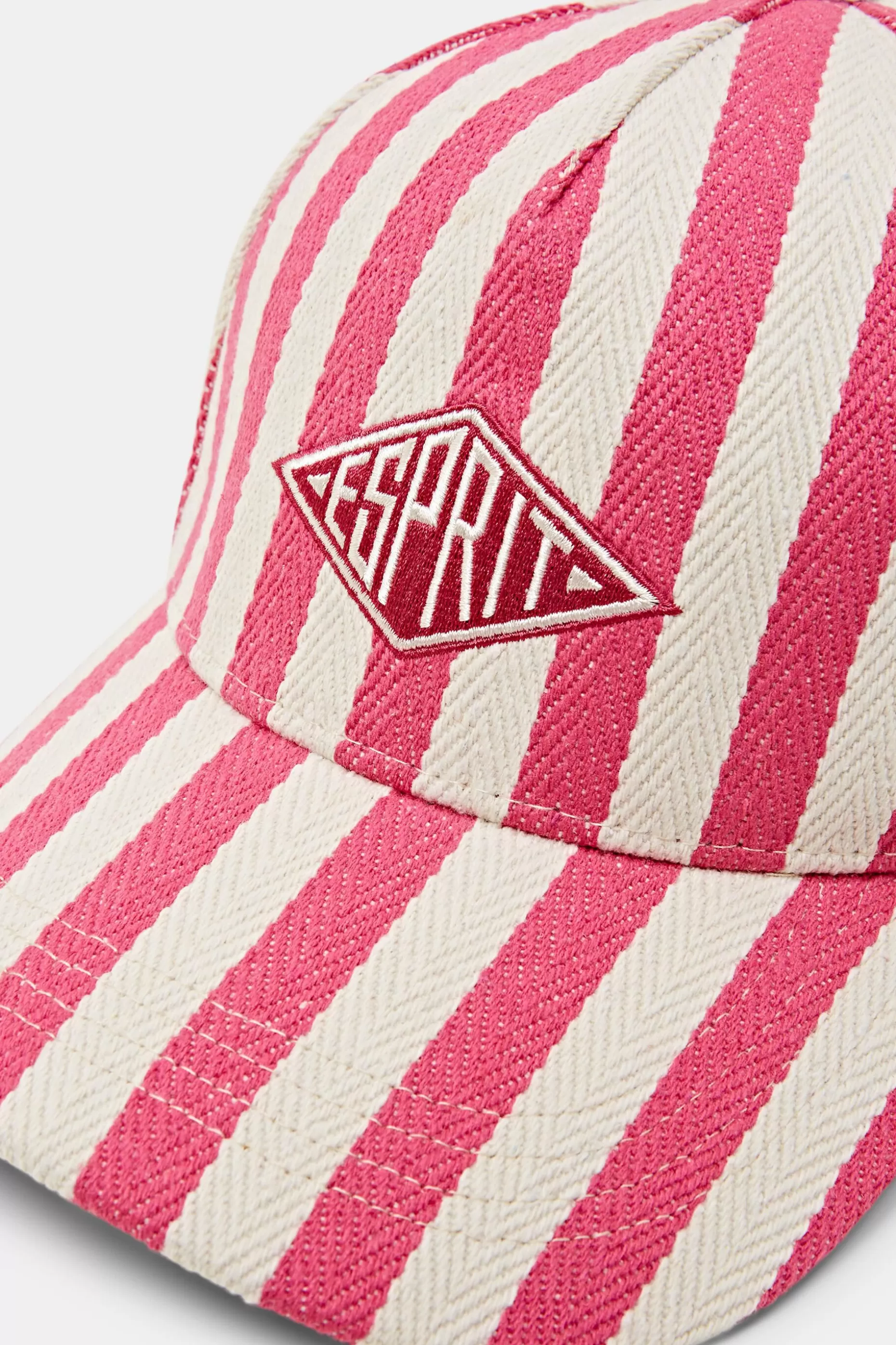 ESPRIT Logo Striped Baseball Cap at our Online Shop *Women Hats + Caps