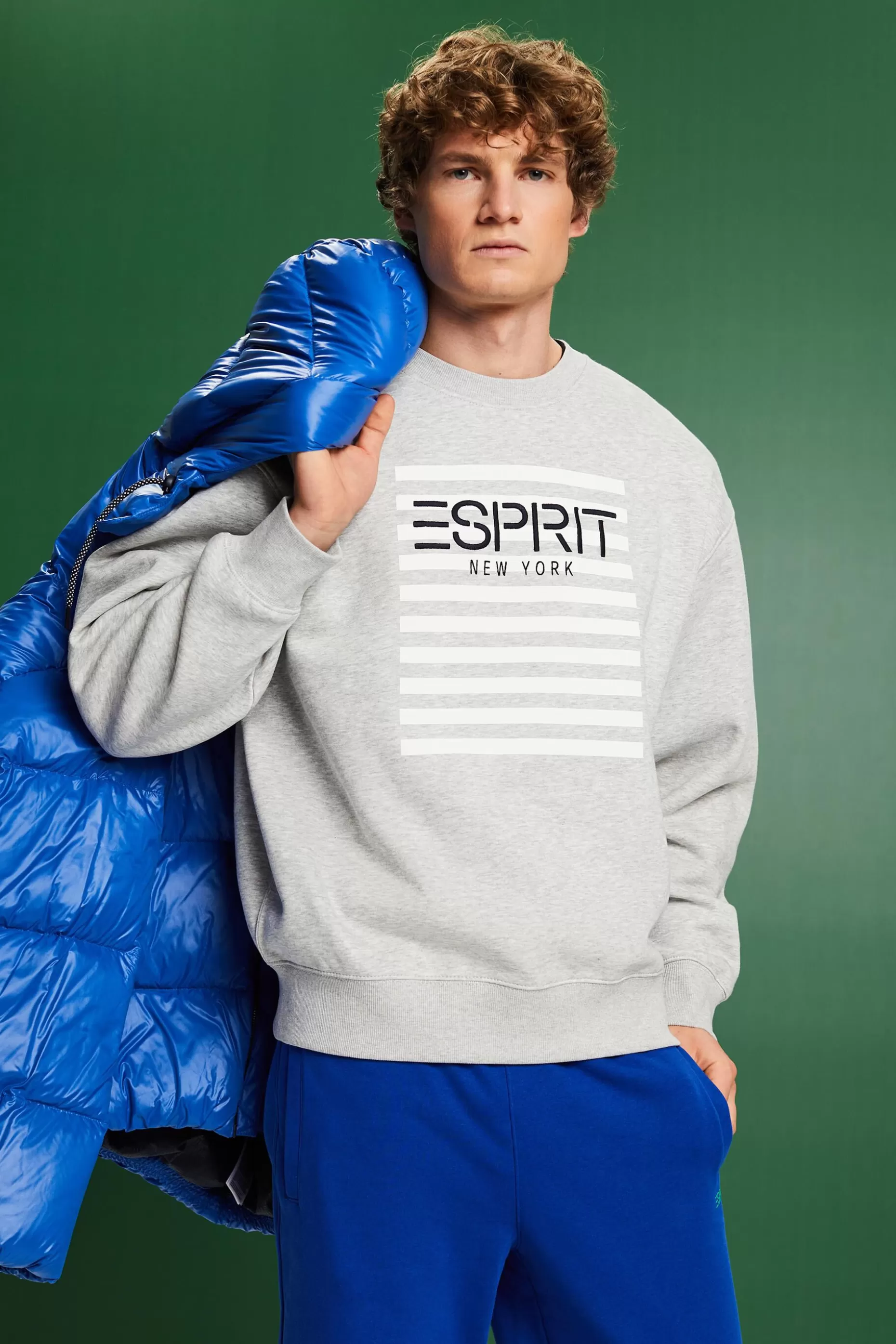 ESPRIT Logo Sweatshirt at our Online Shop *Men The Spring Edit