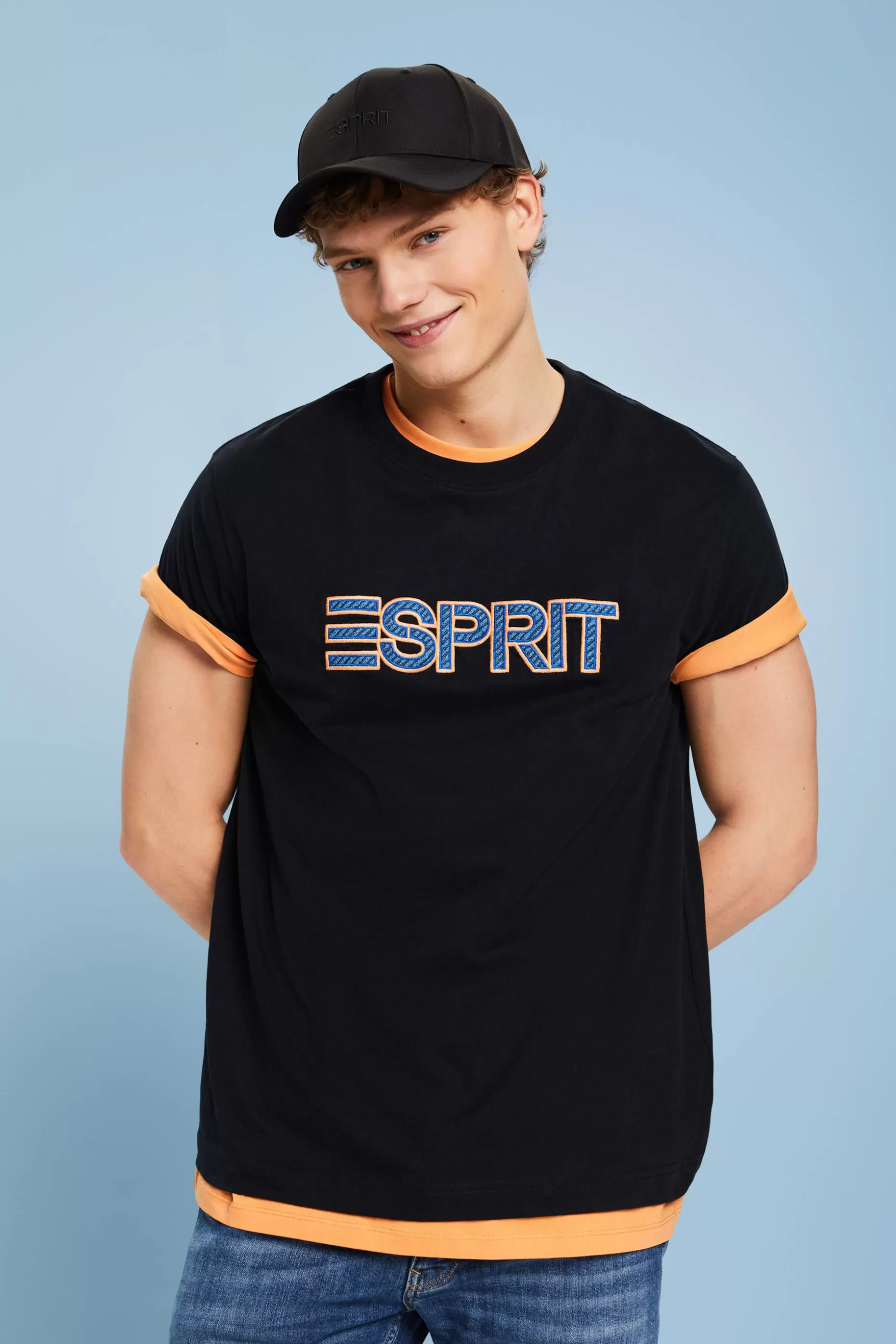 ESPRIT Logo T-Shirt at our Online Shop *Men T-Shirts + Polos