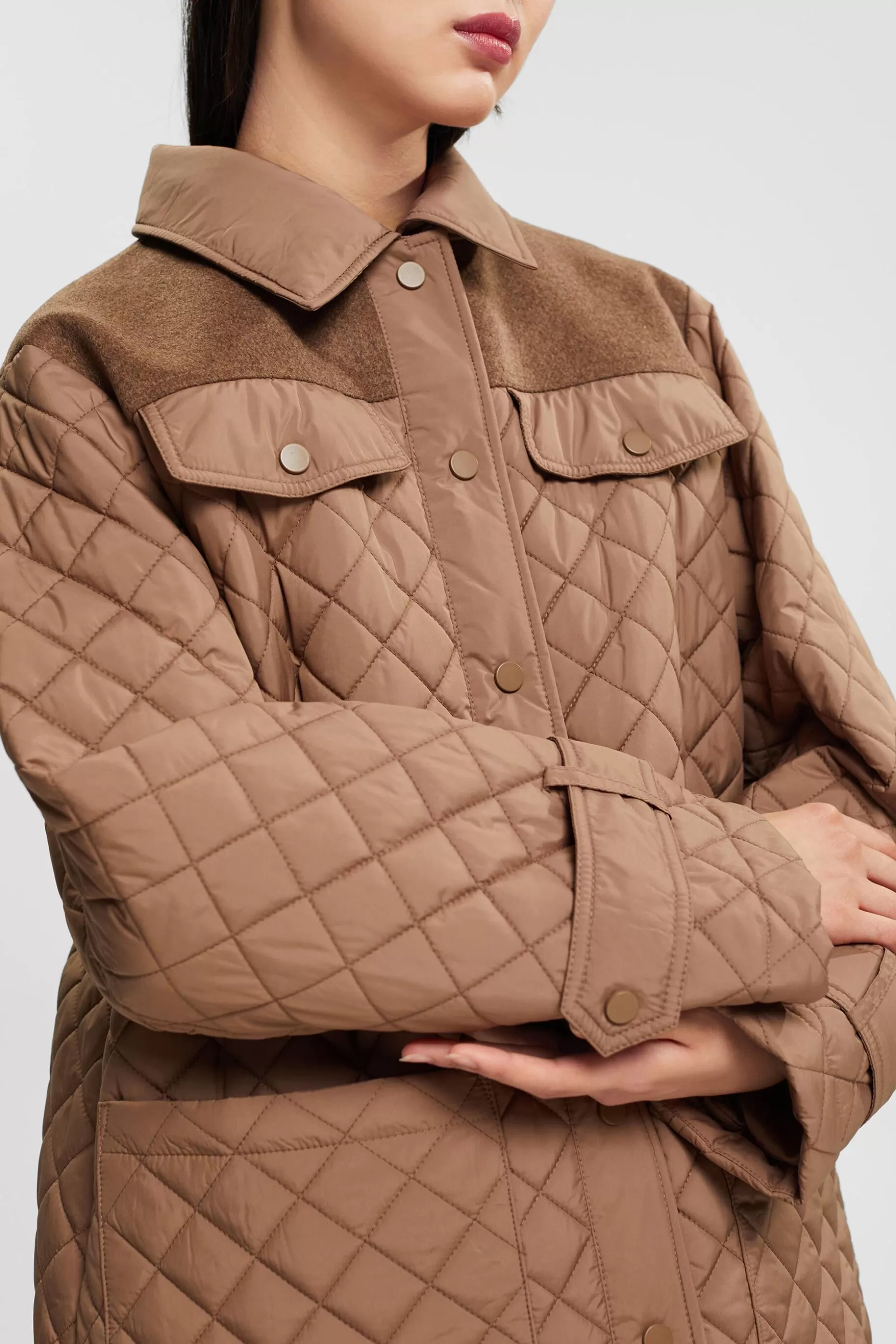 ESPRIT Long quilted coat at our Online Shop *Women Jackets + Coats