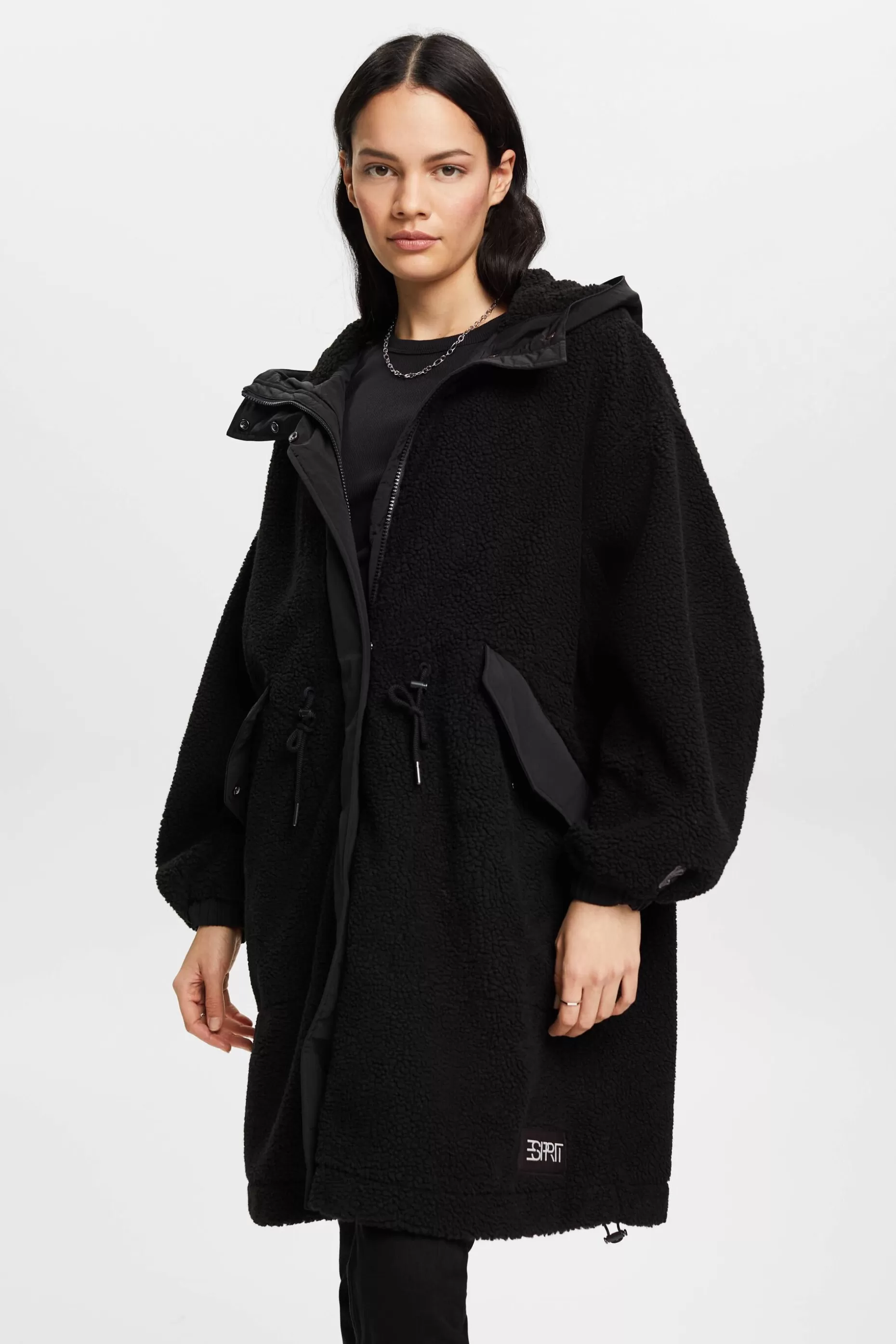 ESPRIT Long sherpa parka at our Online Shop * Sale Above $75+
