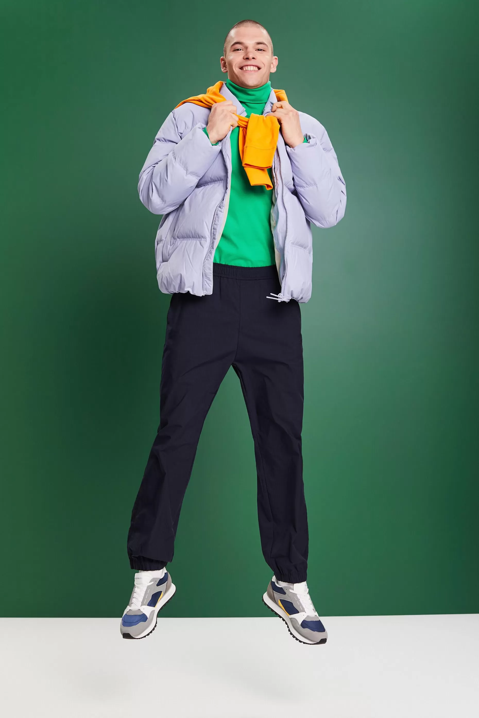 ESPRIT Long-Sleeve Cotton Turtleneck at our Online Shop *Men T-Shirts + Polos