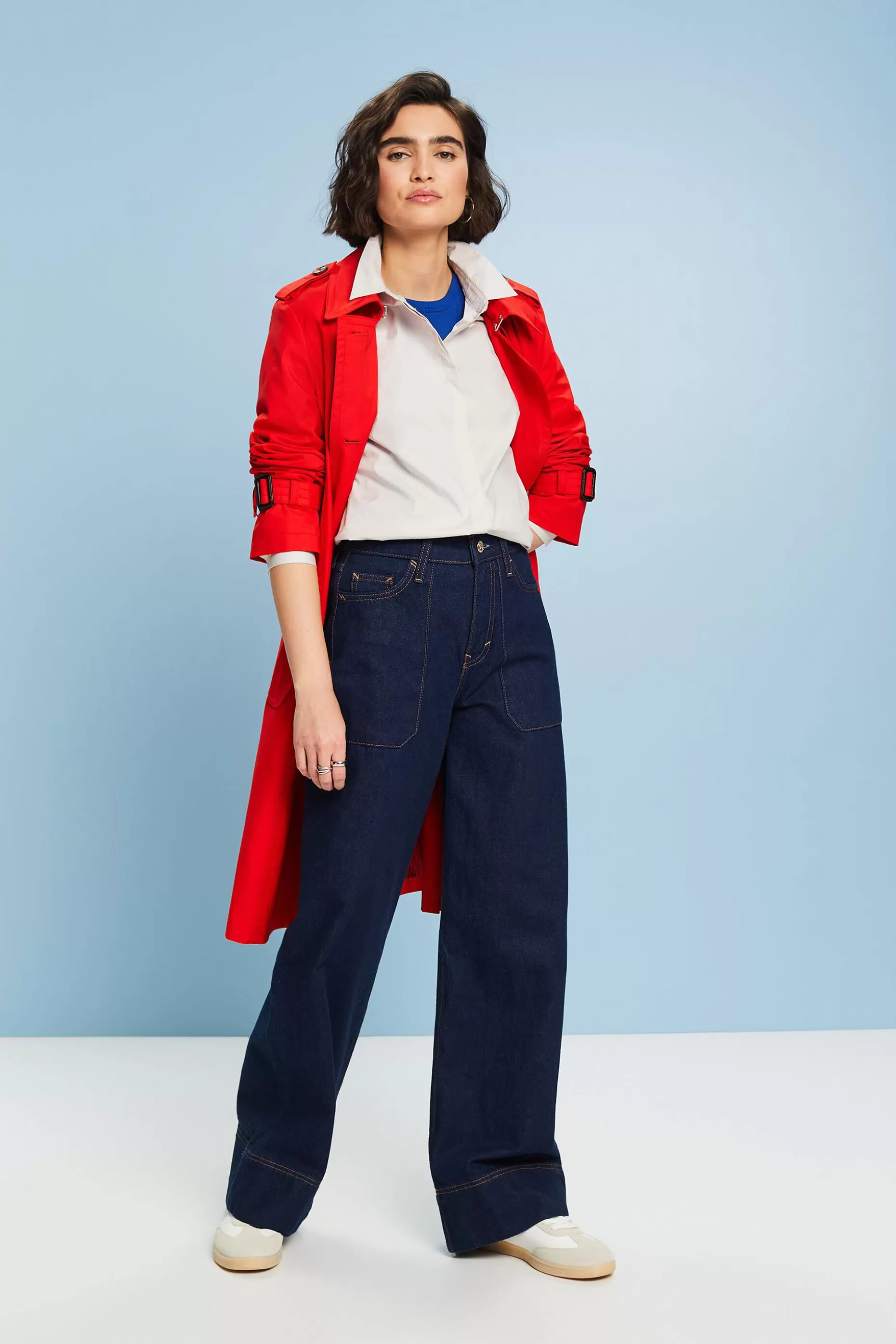 ESPRIT Long-Sleeve Poplin Shirt at our Online Shop *Women Shirts + Blouses