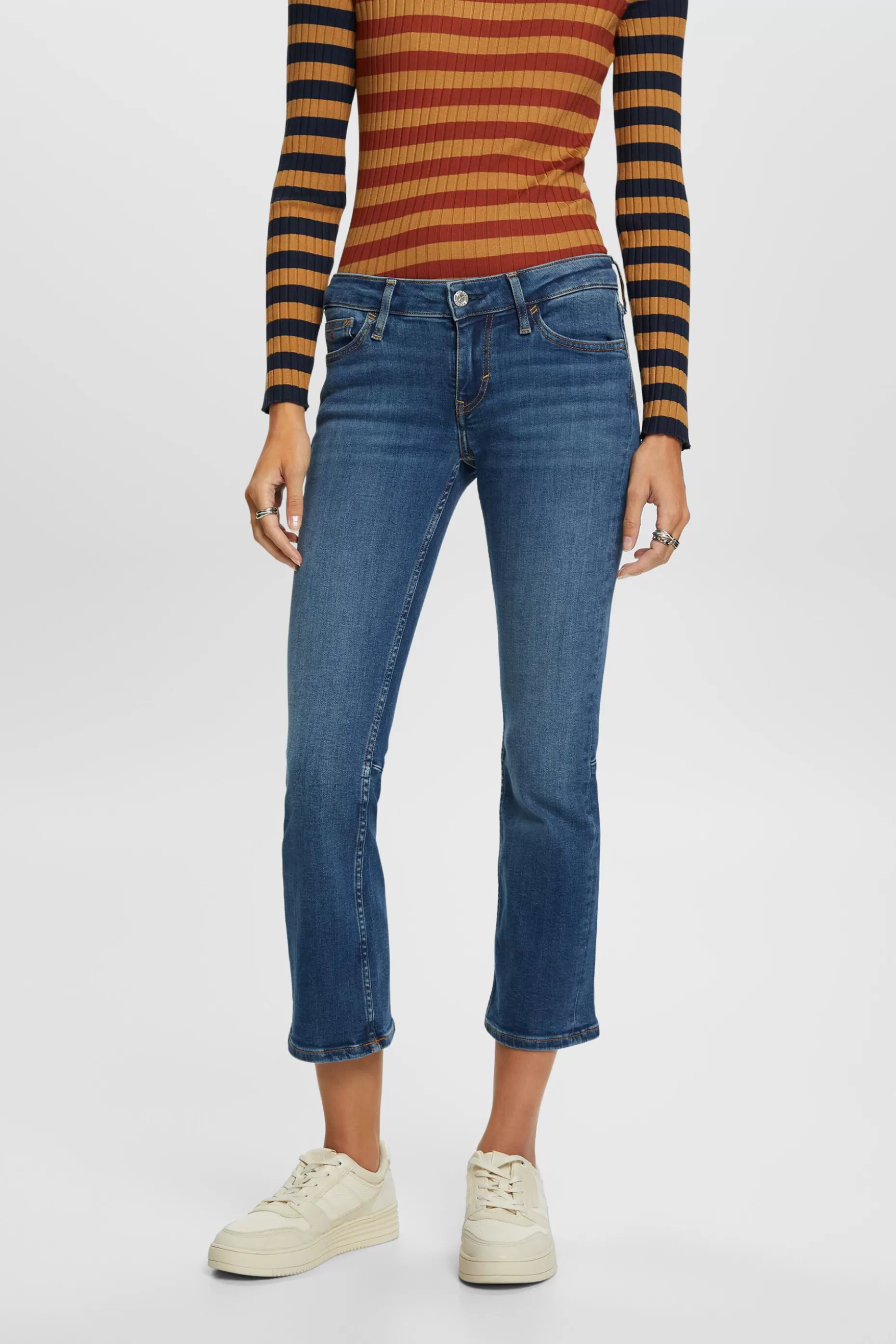 ESPRIT Low-Rise Cropped Bootcut Jeans at our Online Shop *Women Denim