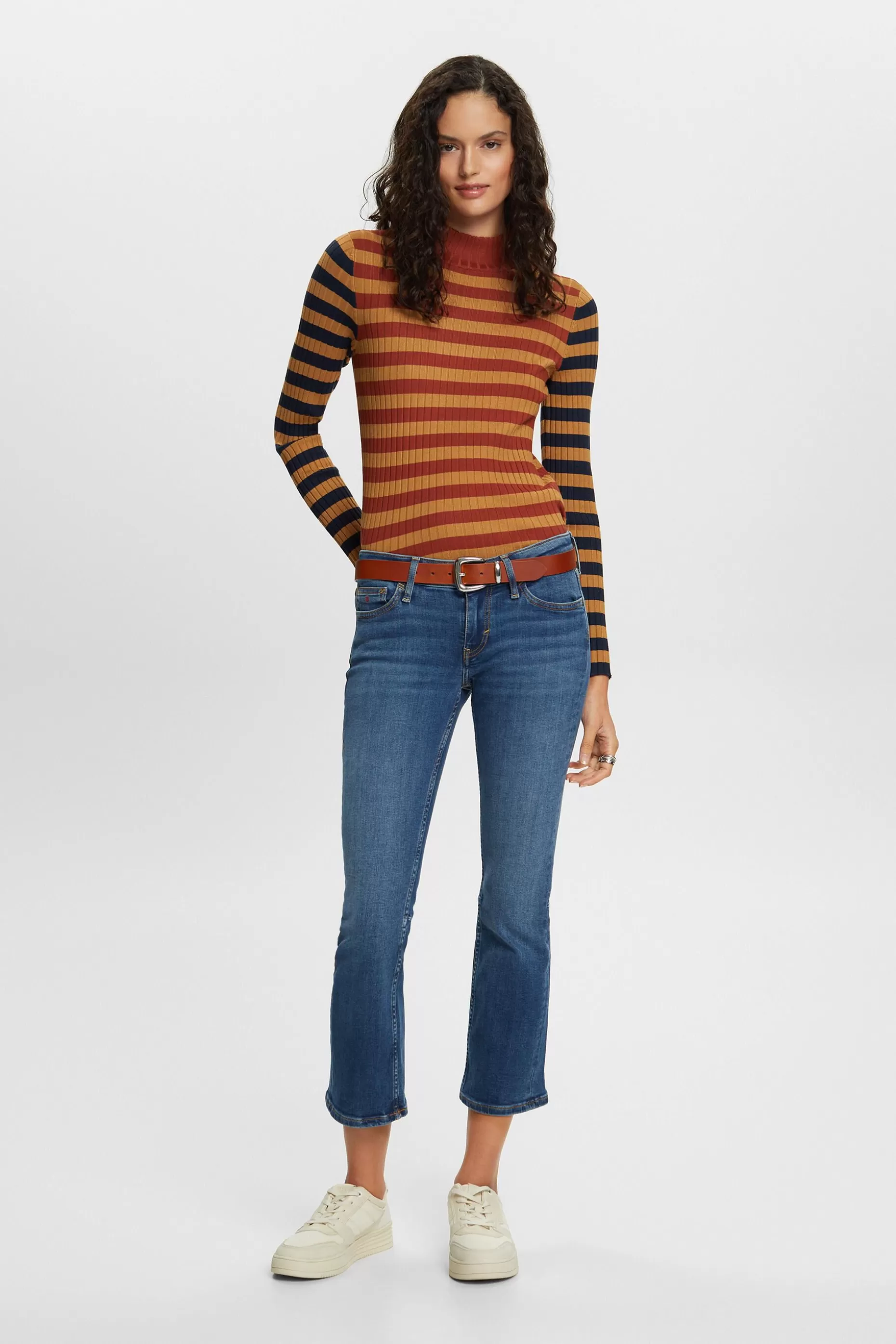 ESPRIT Low-Rise Cropped Bootcut Jeans at our Online Shop *Women Denim