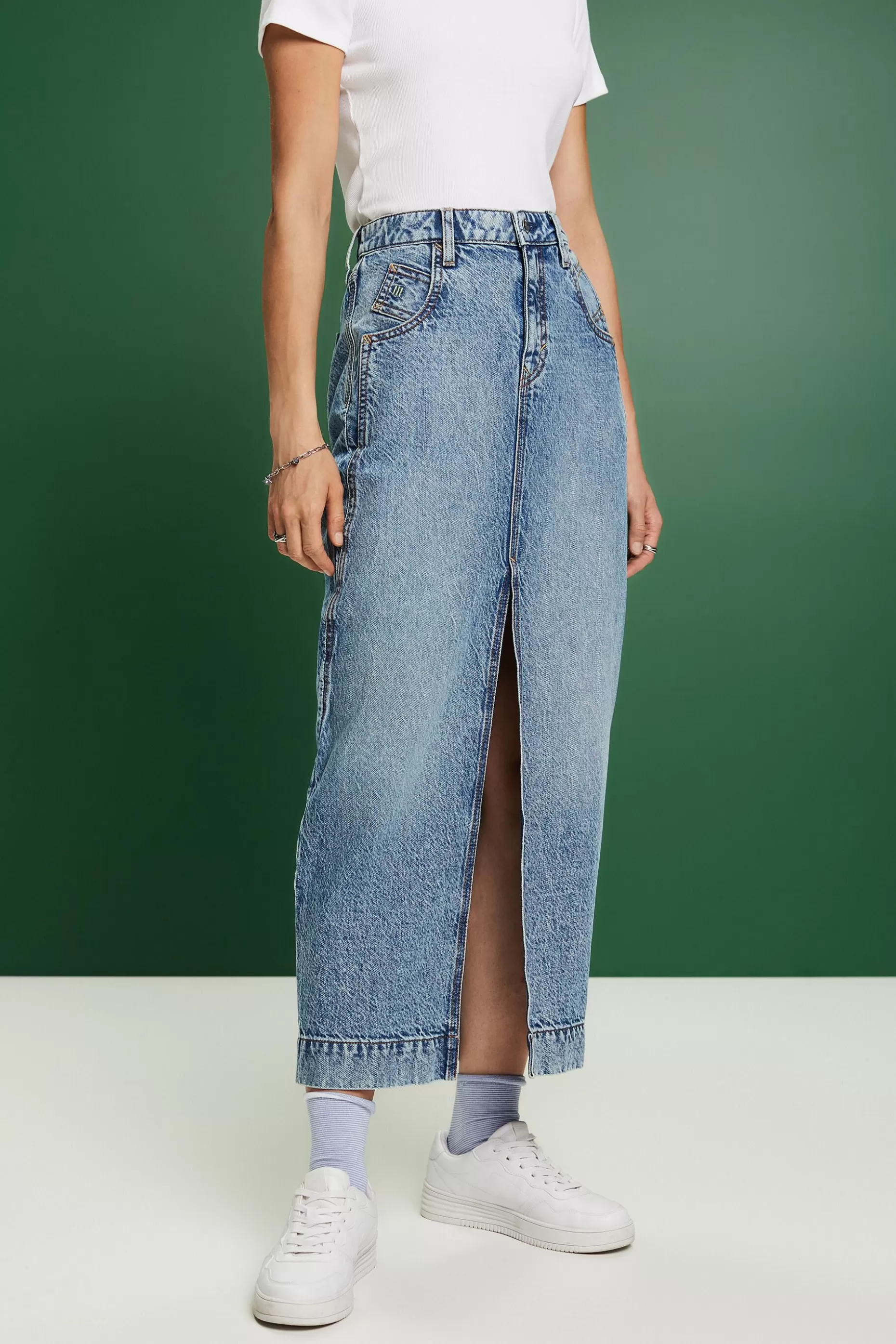 ESPRIT Maxi Denim Skirt at our Online Shop *Women Skirts + Shorts