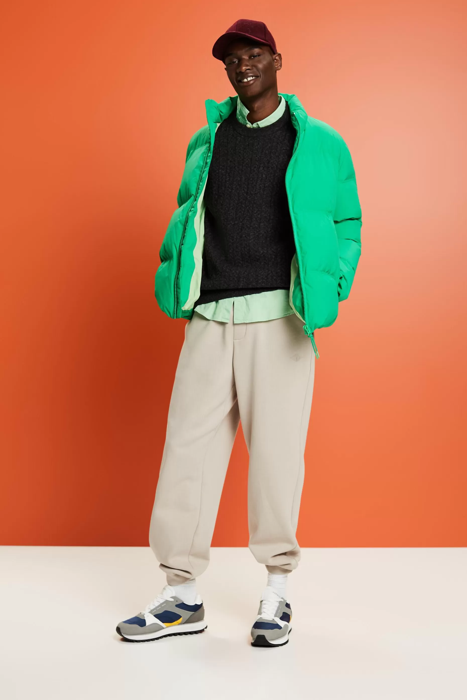 ESPRIT Melange Cable Knit Crewneck Sweater at our Online Shop * Sale Under $50