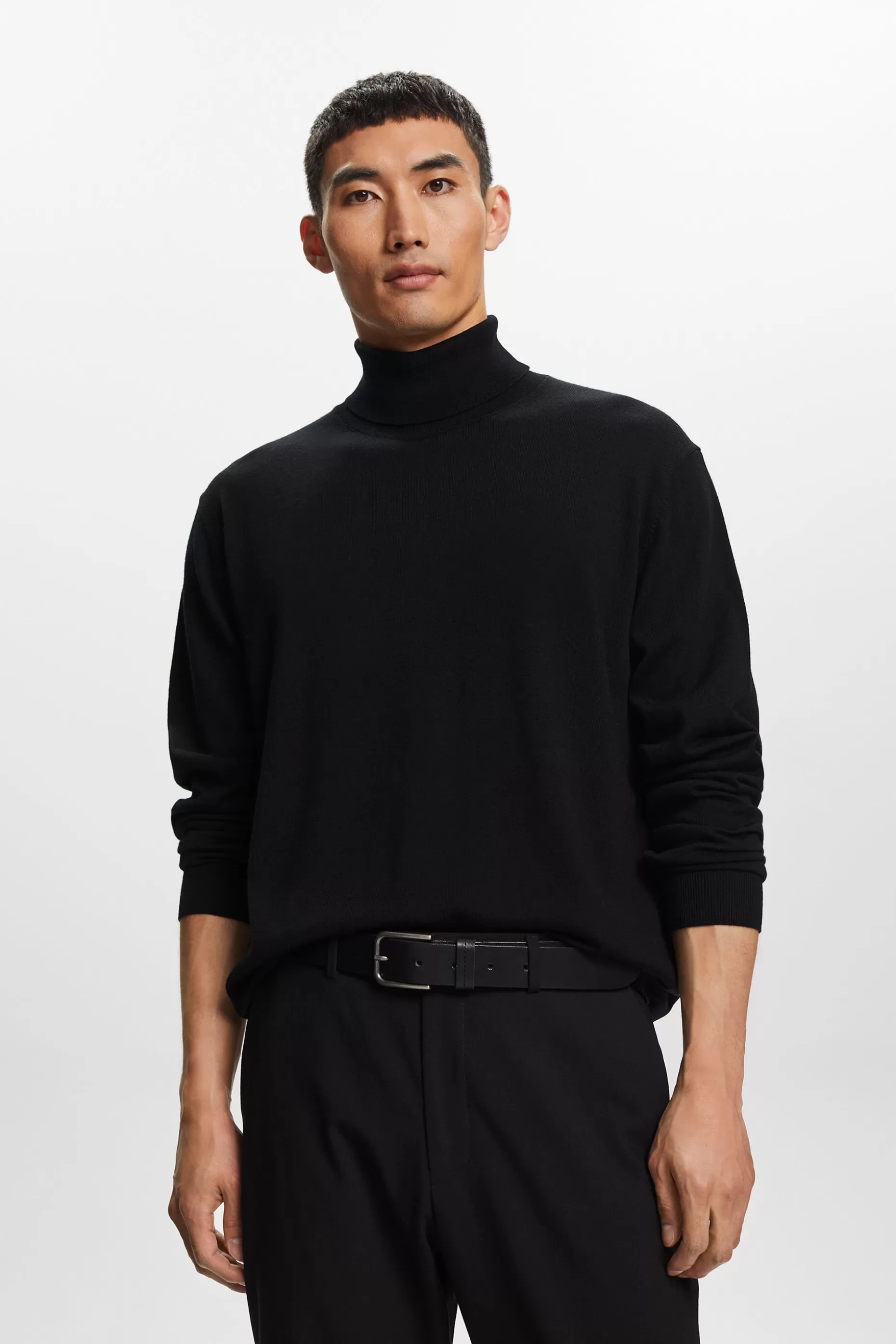 ESPRIT Merino Wool Turtleneck Sweater at our Online Shop *Men Tops