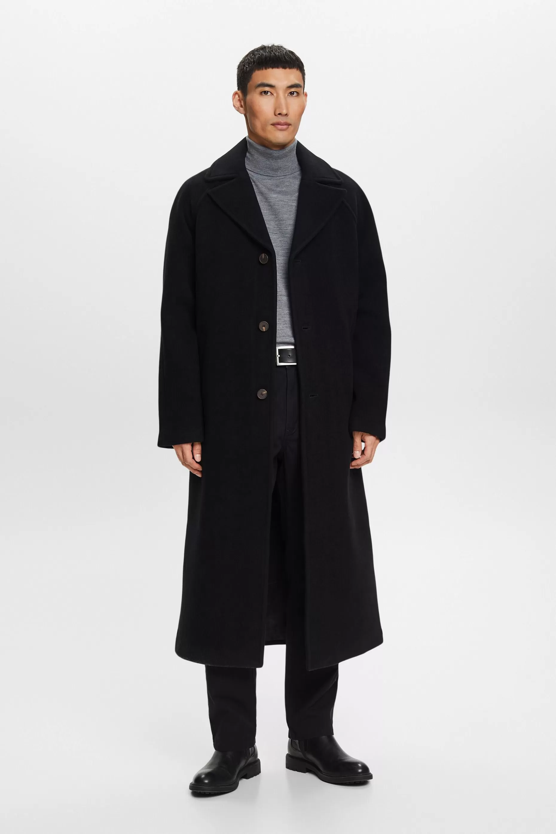 ESPRIT Merino Wool Turtleneck Sweater at our Online Shop *Men Sweaters