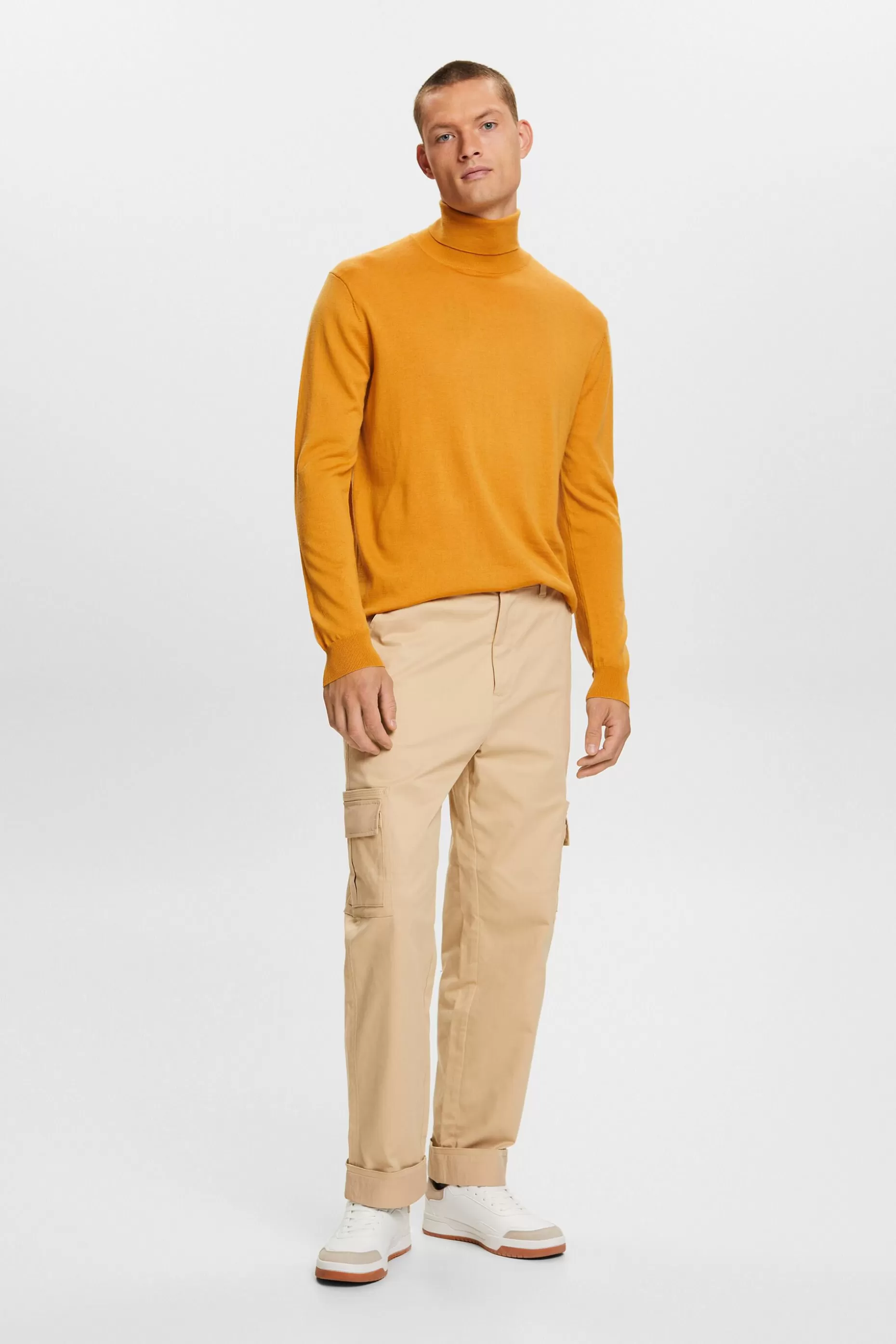 ESPRIT Merino Wool Turtleneck Sweater at our Online Shop *Men Sweaters