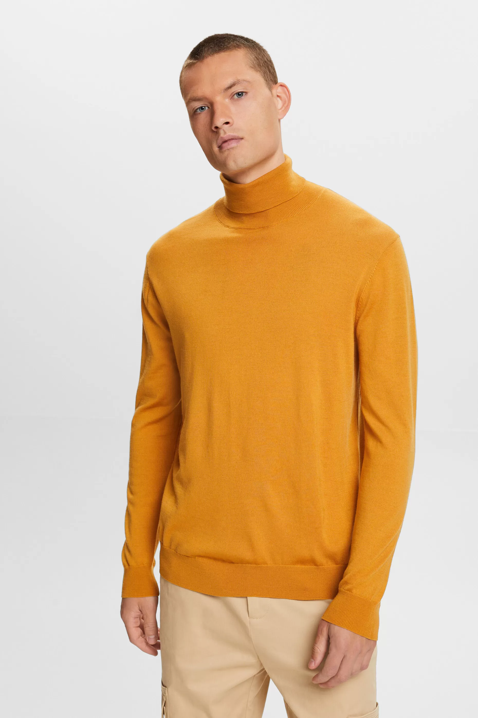 ESPRIT Merino Wool Turtleneck Sweater at our Online Shop *Men Sweaters