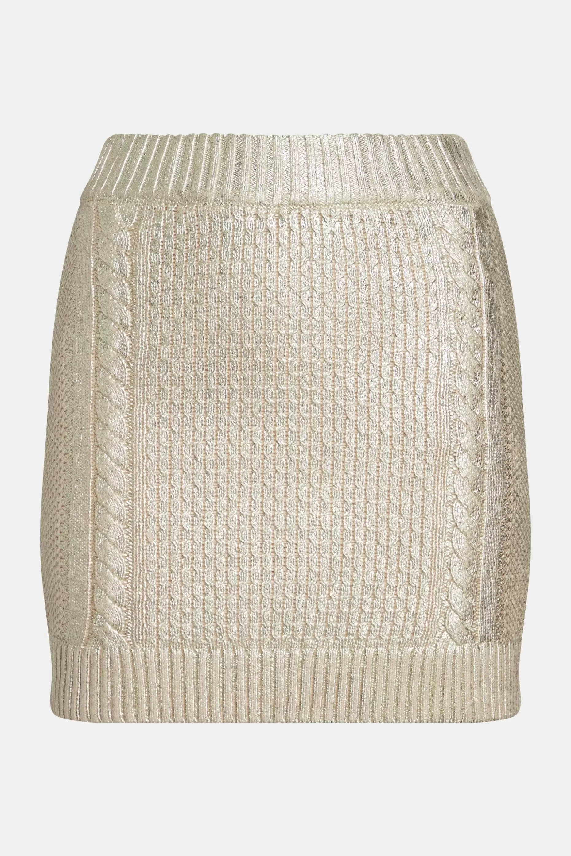 ESPRIT Metallic cable knit mini skirt at our Online Shop *Women Skirts + Shorts