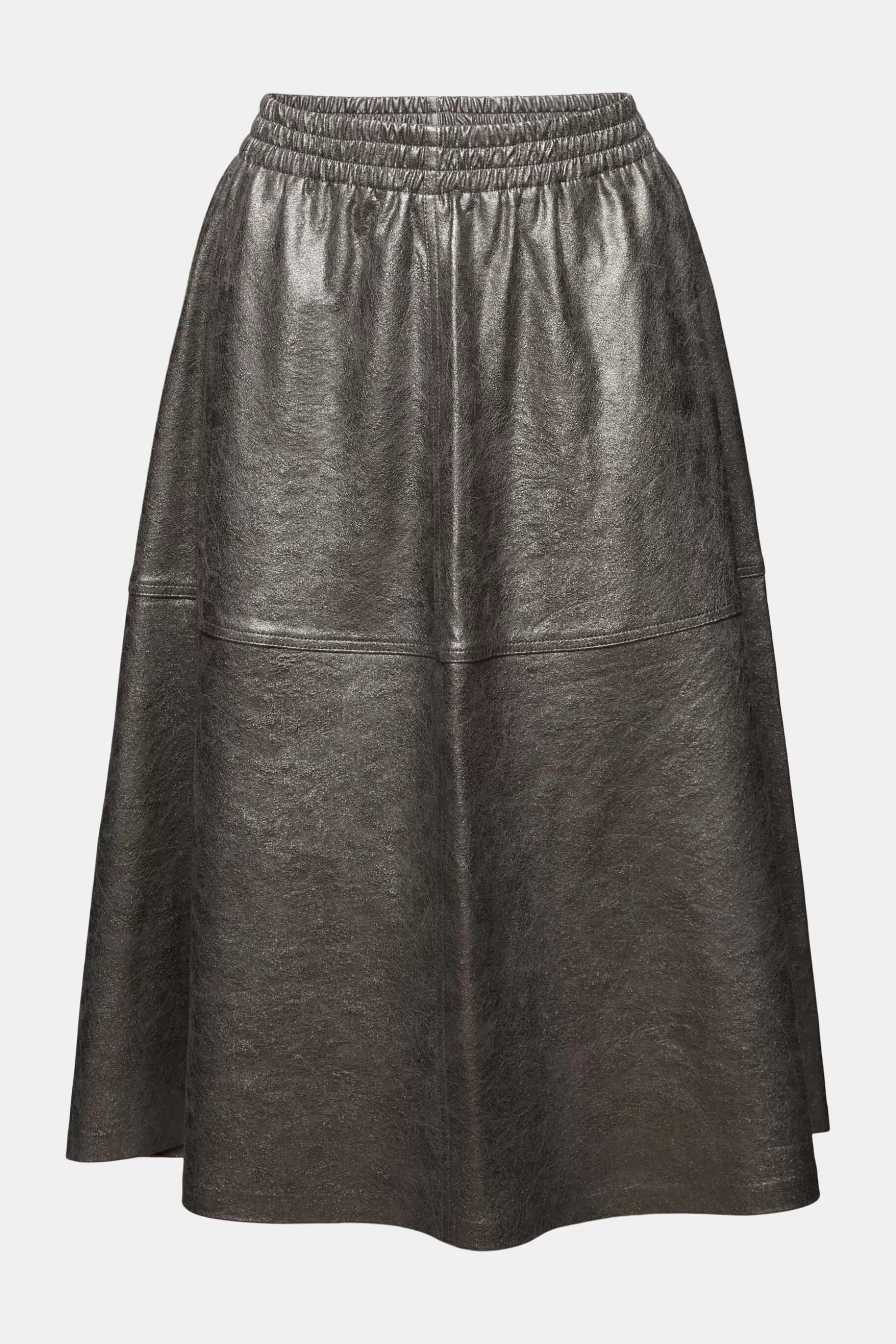 ESPRIT Metallic faux leather midi skirt at our Online Shop *Women Bottoms