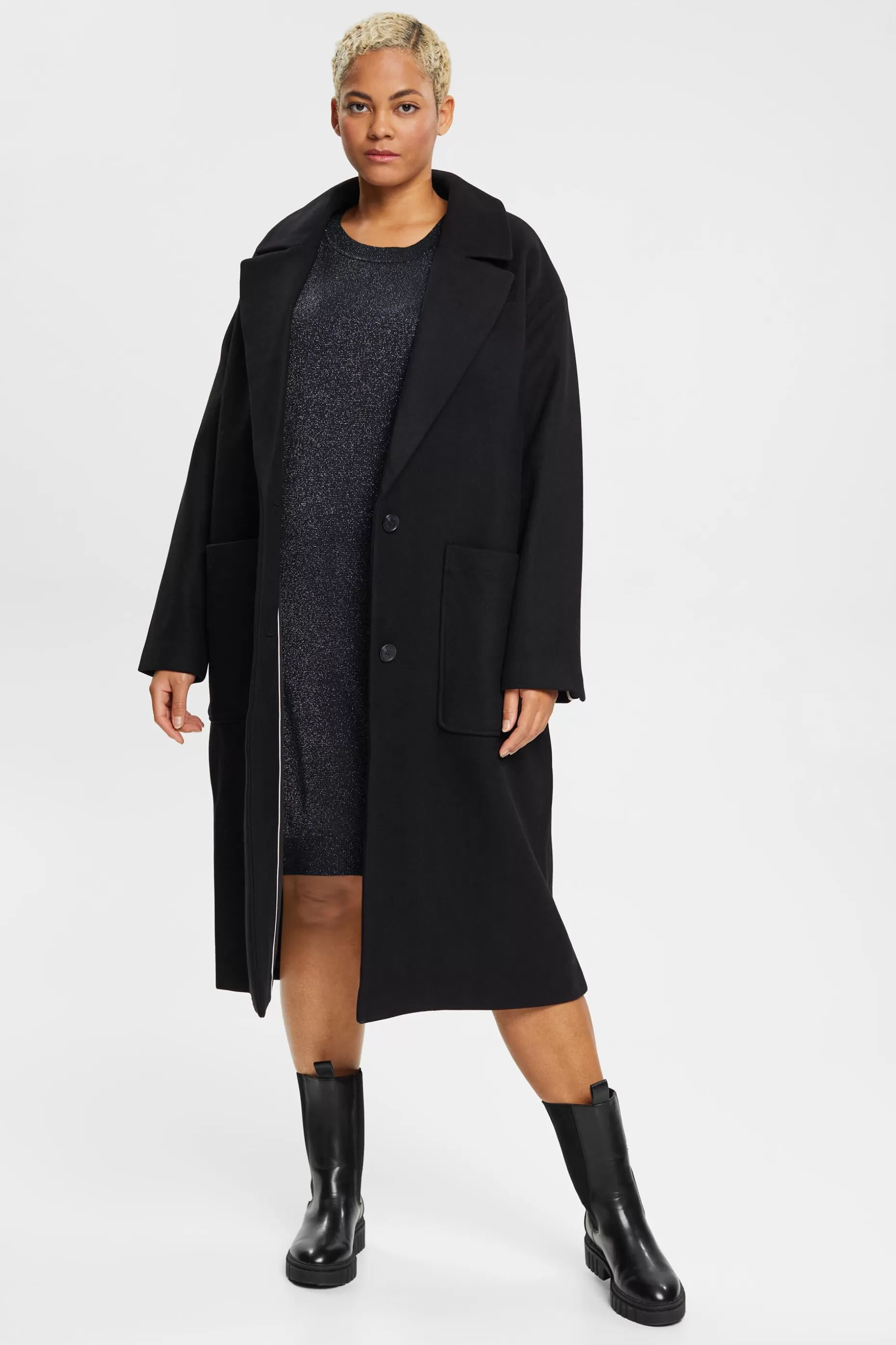 ESPRIT Metallic Knit Midi Dress at our Online Shop *Women Dresses + Jumpsuits