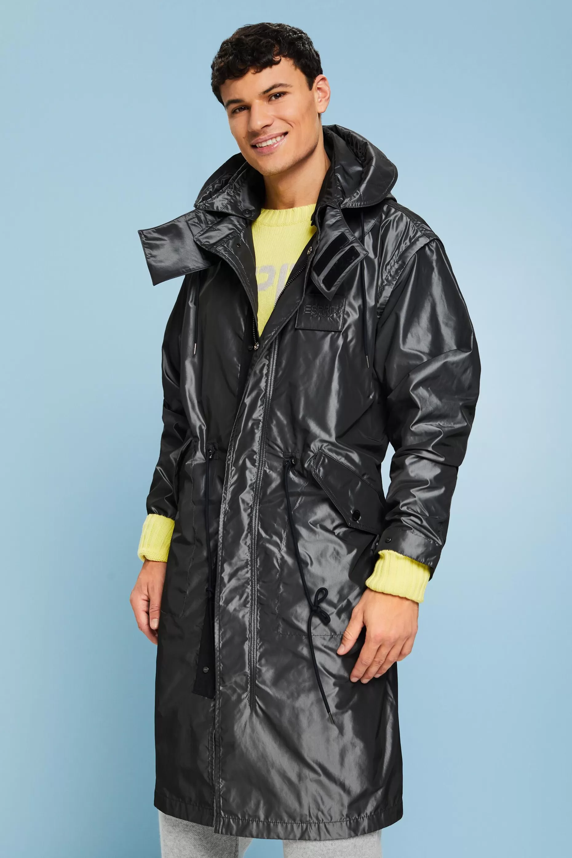 ESPRIT Metallic Zip Off Parka at our Online Shop *Men Jackets + Coats