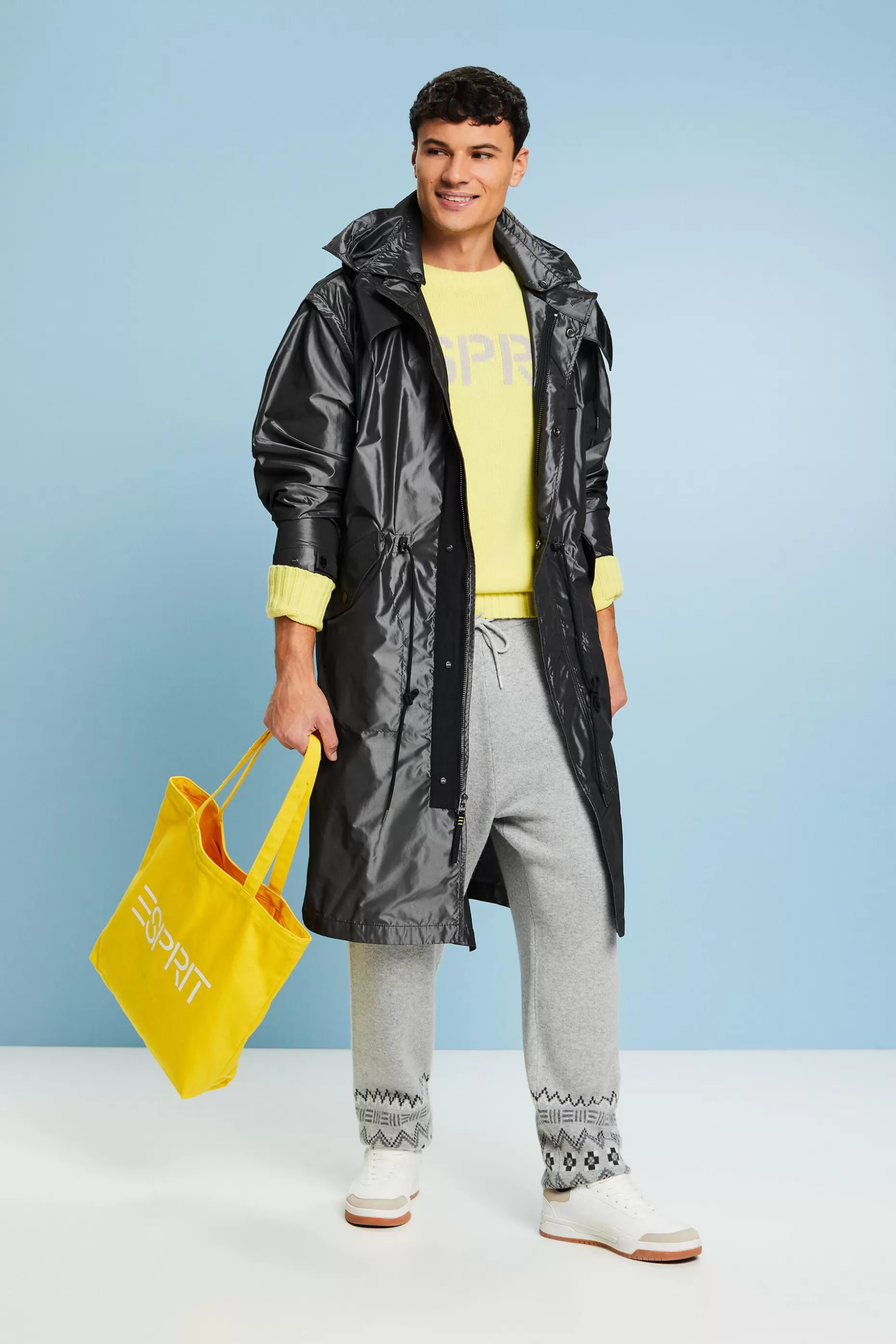 ESPRIT Metallic Zip Off Parka at our Online Shop *Men Jackets + Coats