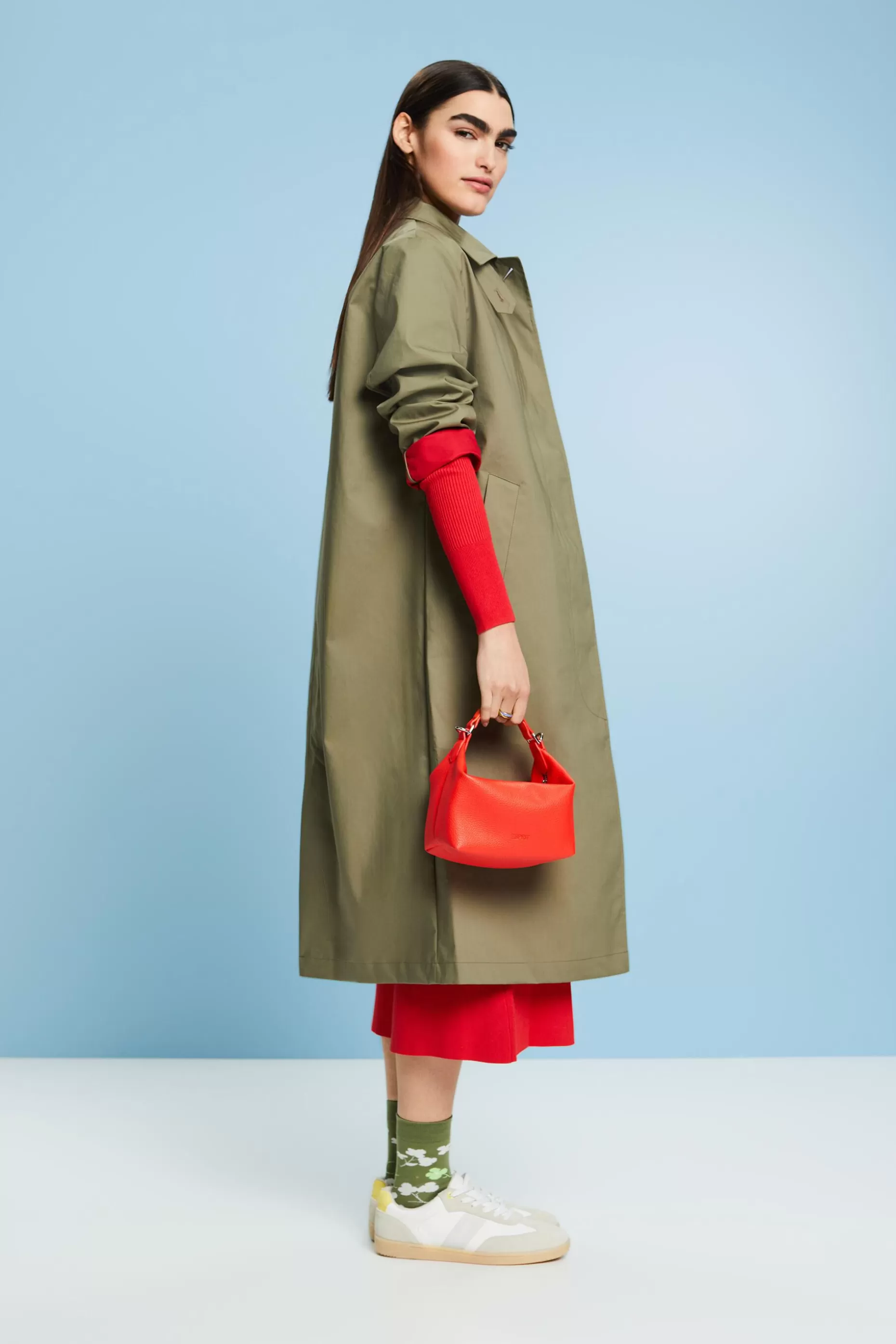 ESPRIT Midi Car Coat at our Online Shop *Women Jackets + Coats