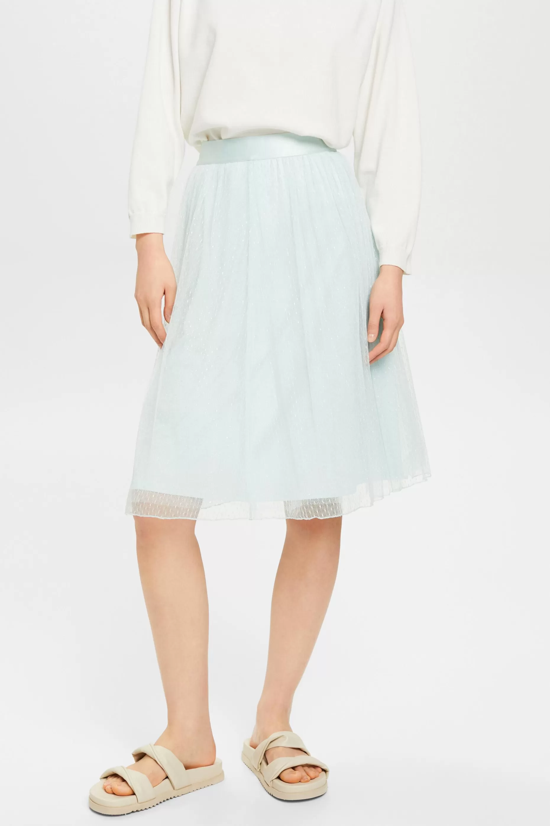 ESPRIT Midi skirt with glitter effect at our Online Shop *Women Skirts + Shorts
