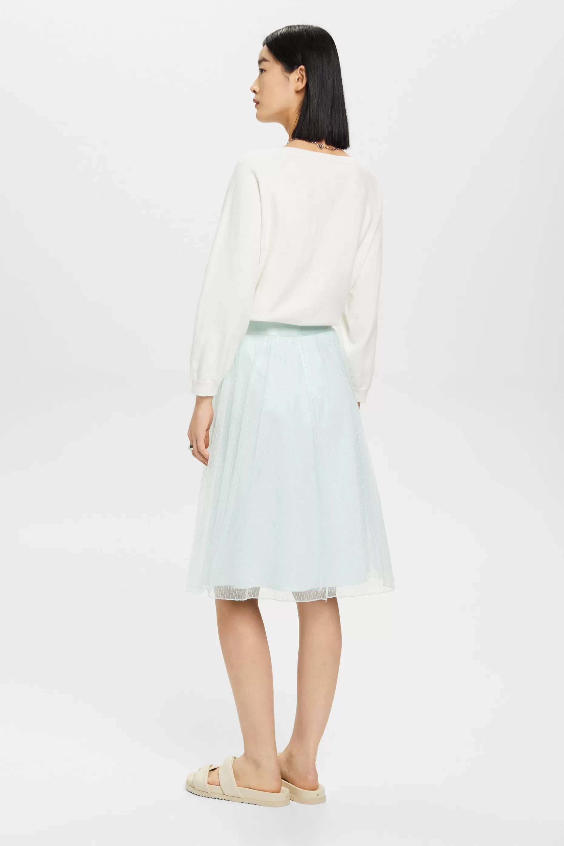 ESPRIT Midi skirt with glitter effect at our Online Shop *Women Skirts + Shorts