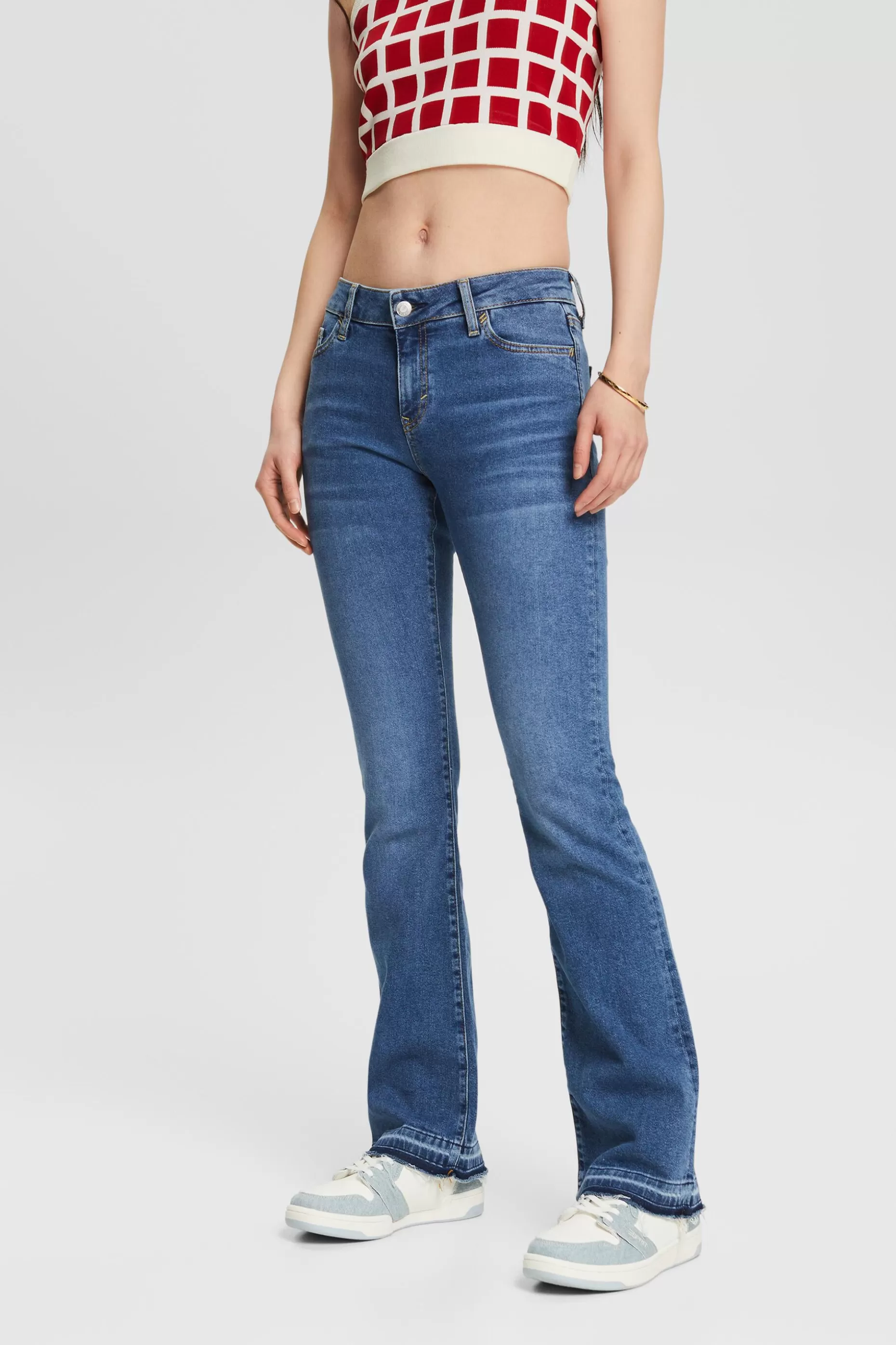 ESPRIT Mid-Rise Bootcut Jeans at our Online Shop *Women Denim