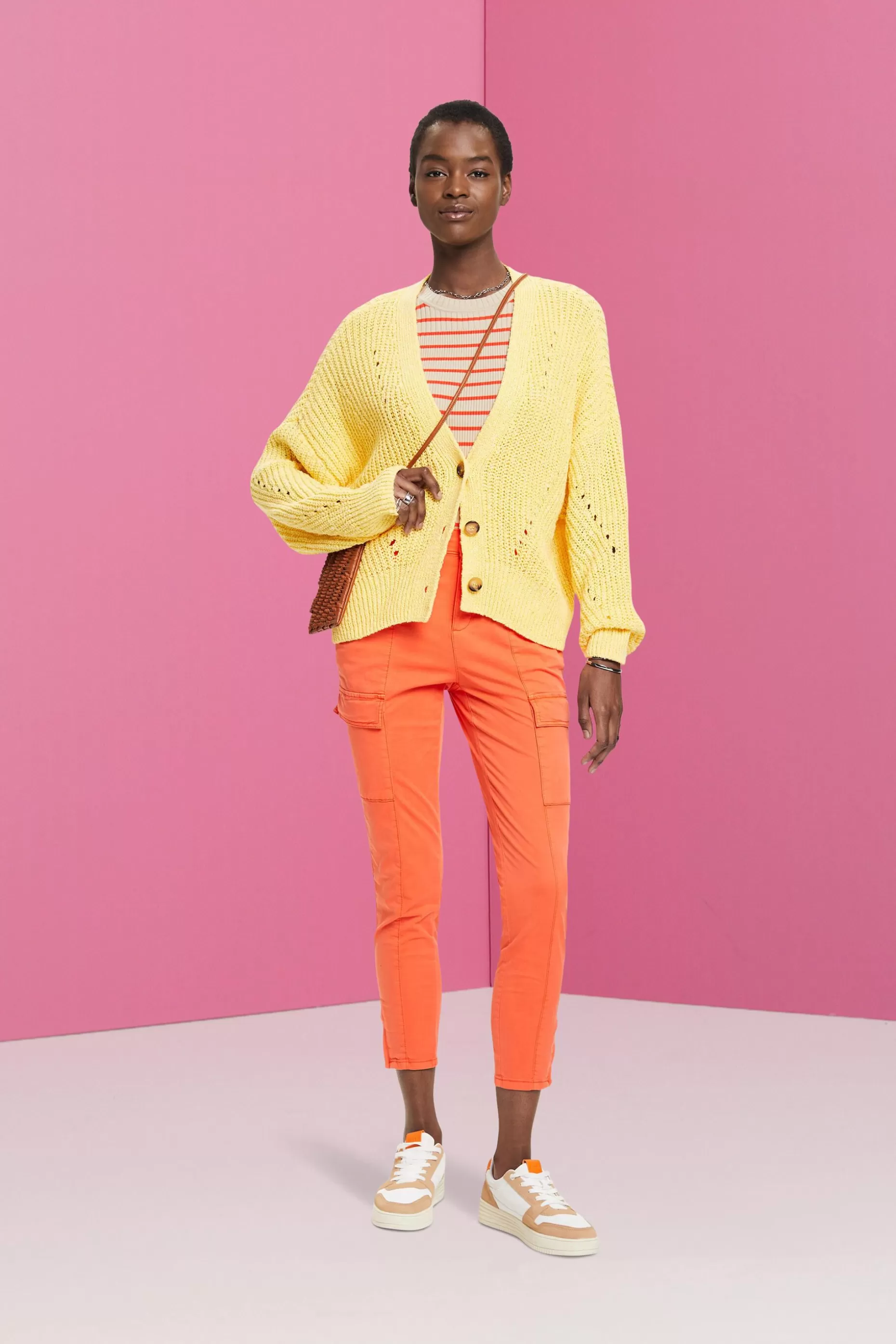 ESPRIT Mid-rise cargo-style trousers at our Online Shop * Bottoms