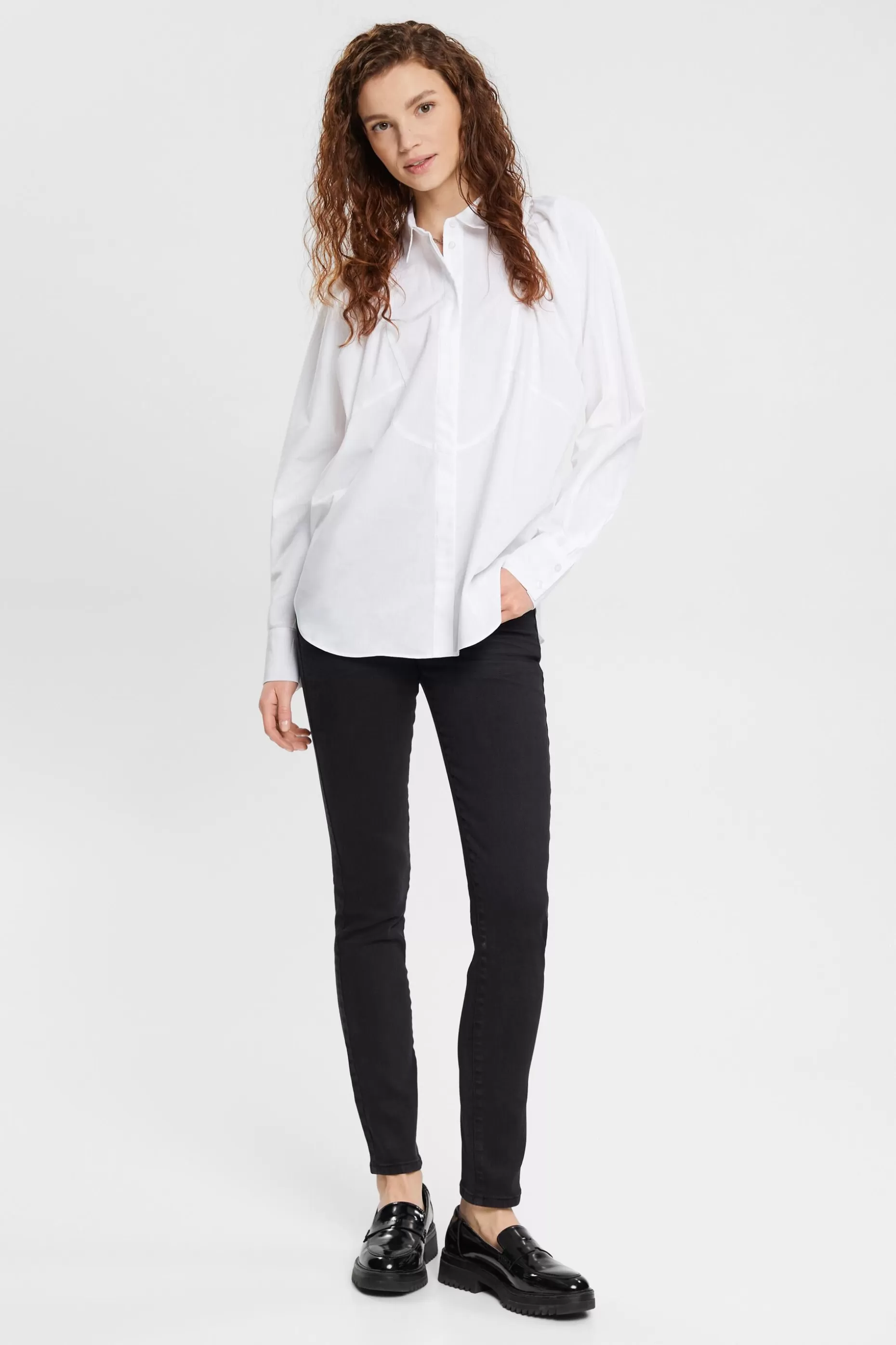 ESPRIT Mid-rise slim fit stretch jeans at our Online Shop *Women Pants + Joggers