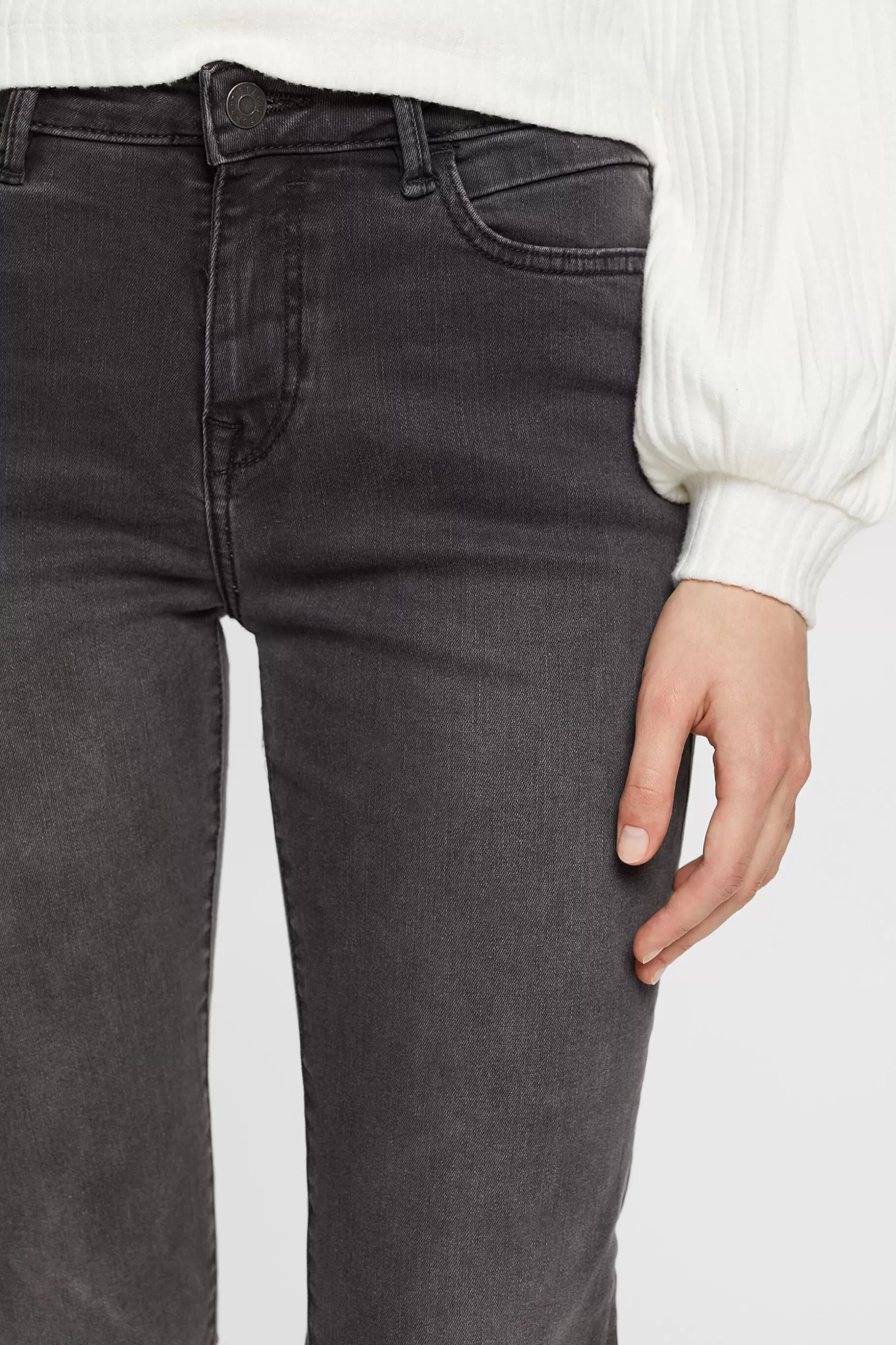 ESPRIT Mid-rise slim fit stretch jeans, Dual Max at our Online Shop *Women Denim