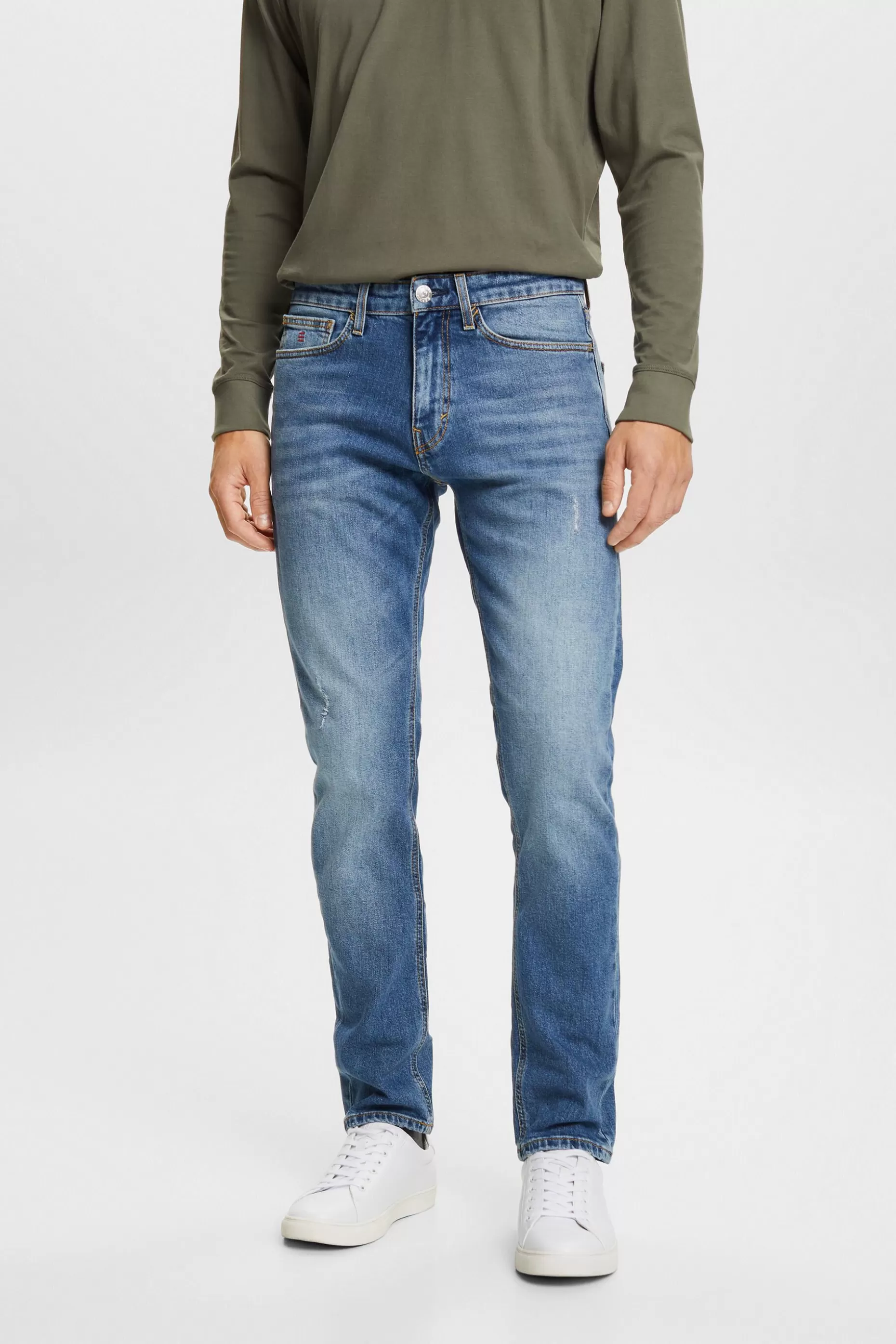 ESPRIT Mid-Rise Slim Jeans at our Online Shop *Men Denim